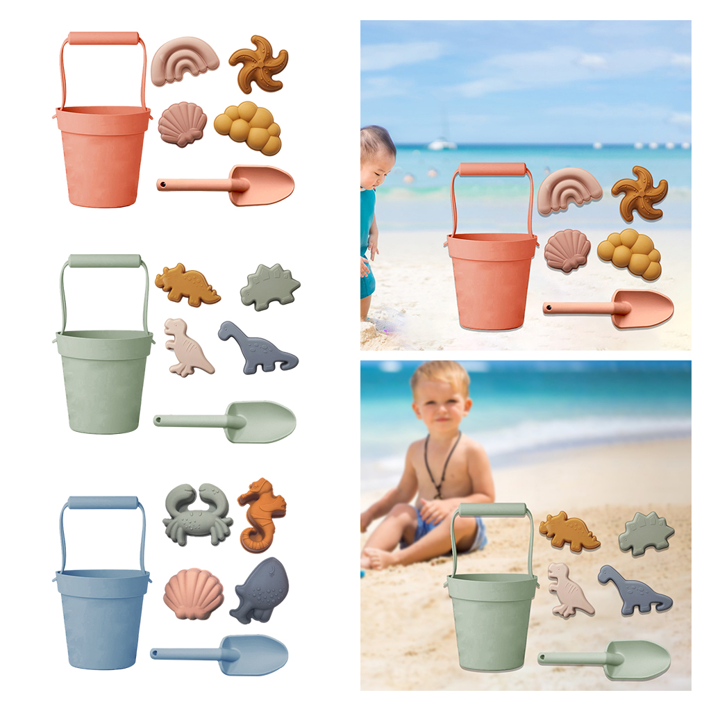 Set of 6 Beach Game Toy, Sandpit Digging Sand Tools, Toddler Summer Sand Toys, Indoor Outdoor