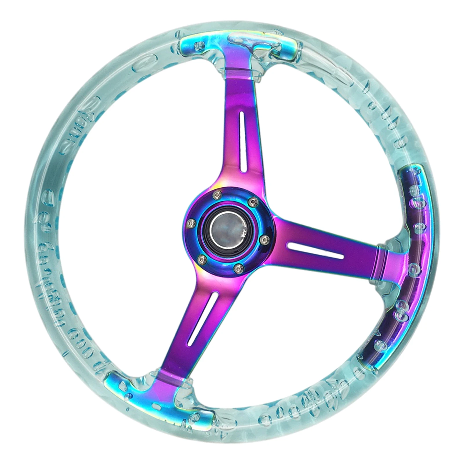 14 inch Acrylic Racing Steering Wheel for Race Car Modification Drifting Steering Wheel Accessories