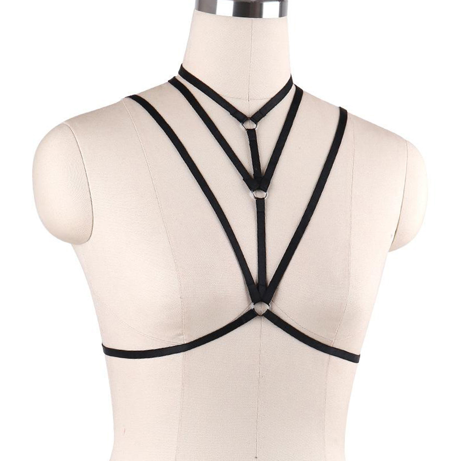  Harness Bra Erotic Elastic Body Chest Strappy Punk Lingerie Clubwear