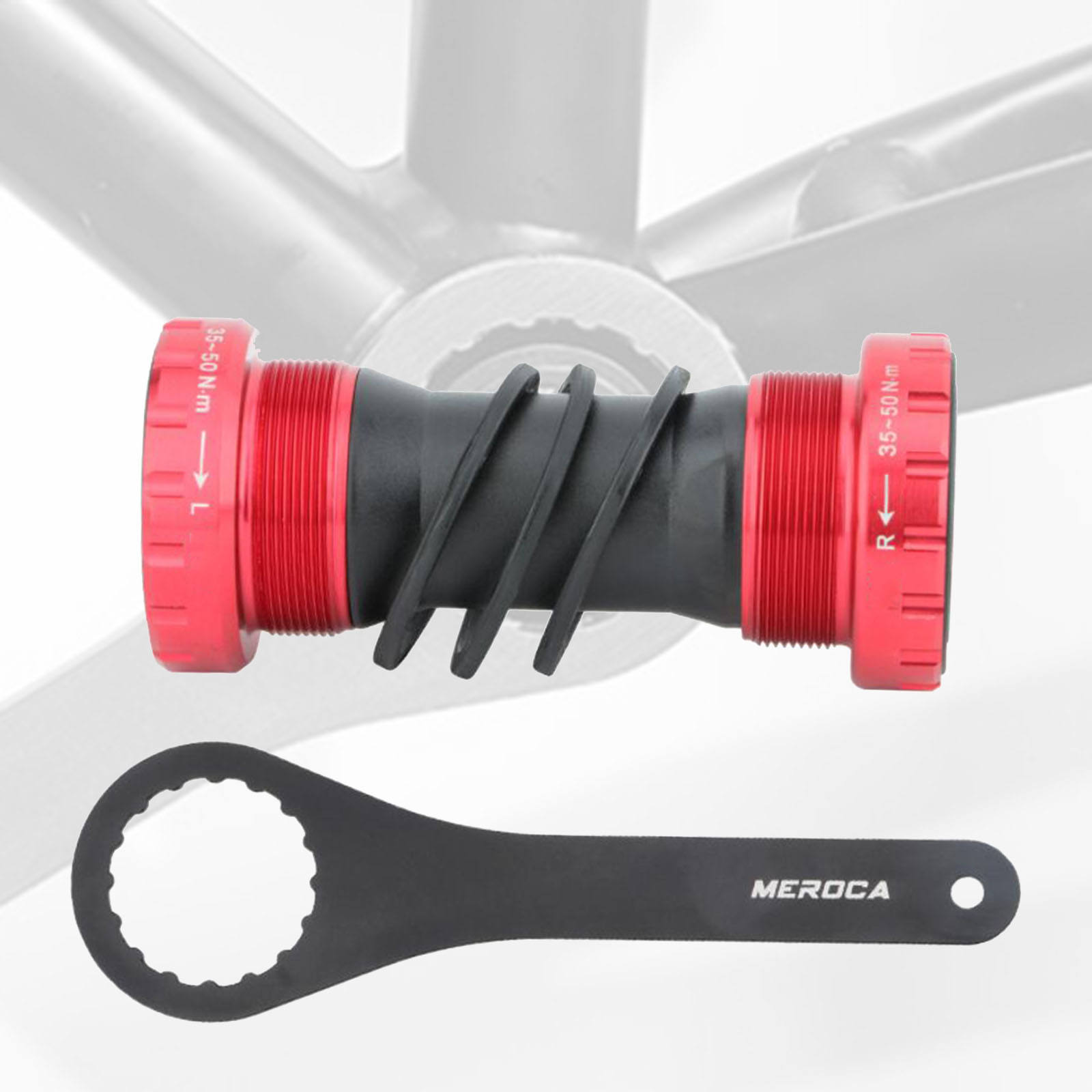 Bottom Bracket 68/73mm BB Threaded Sealed Integrated High Strength Hollow Lightweight for Mountain Bike Bicycle Parts