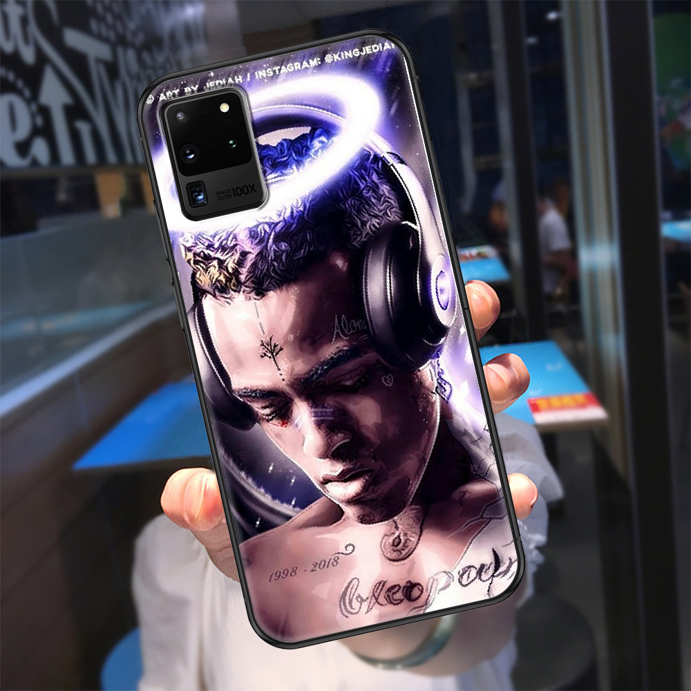 Чехол Rapero Xxxtentacion для телефона Samsung Galaxy Note 4 8 9 10 20 S8  S9 S10 S10E S20 Plus UITRA Ультрачерный мягкий чехол трендовый | AliExpress