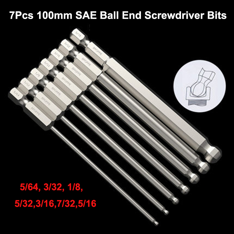 9pcs Ball End Hex Screwdriver Bits Set Metric Allen Hex Bit 100mm Long Magnetic Ball Head Driver Bit 9pcs Ball End Hex Screwdriver Bits Set Metric Allen Hex Bit 100mm Long Magnetic Ball Head Driver Bit