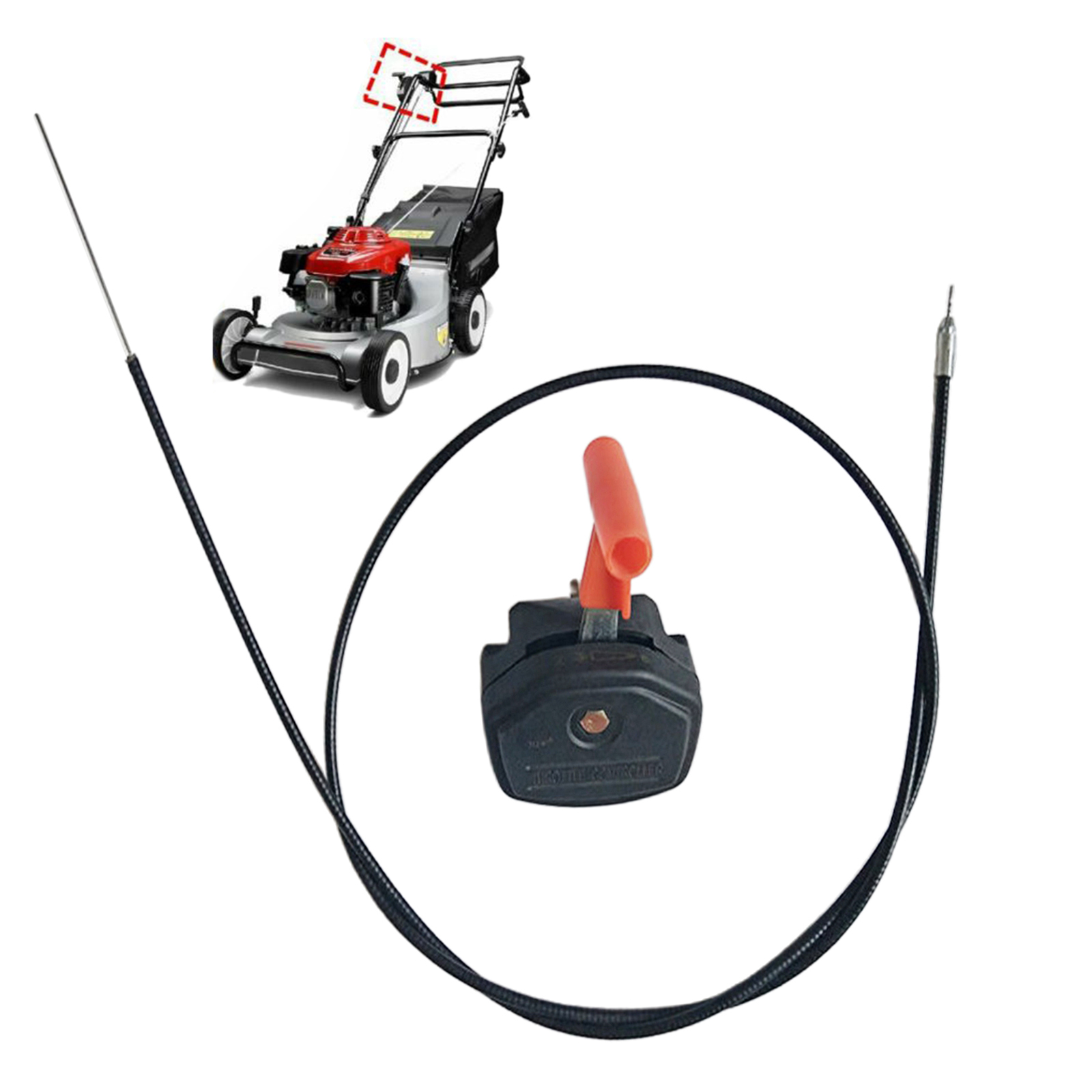 59Inch Lawn Mower Throttle Cable for Lawnmower Lawn Mower Parts Garden Tool