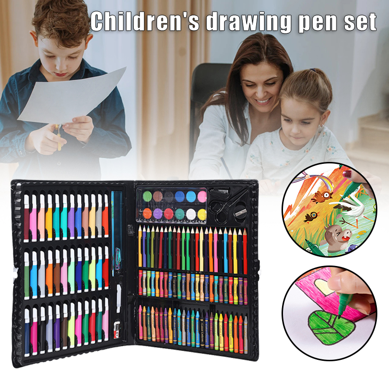 Colouring Kit Art &Amp; Craft Kids Painting Drawing Tool Set 150 Pcs