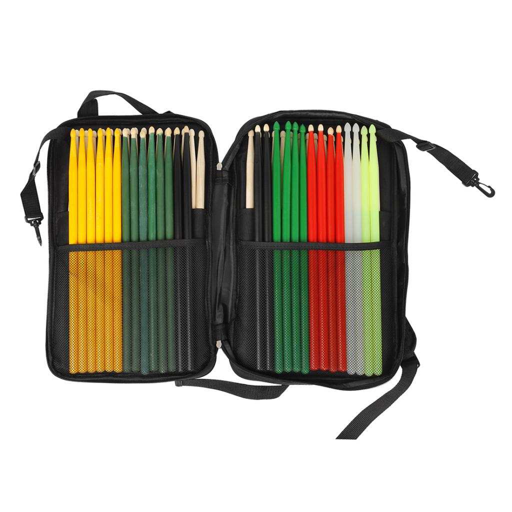 W-55 Black Drum Stick Hammer Gig Bag Holder Handbag Double Shoulder Handbag