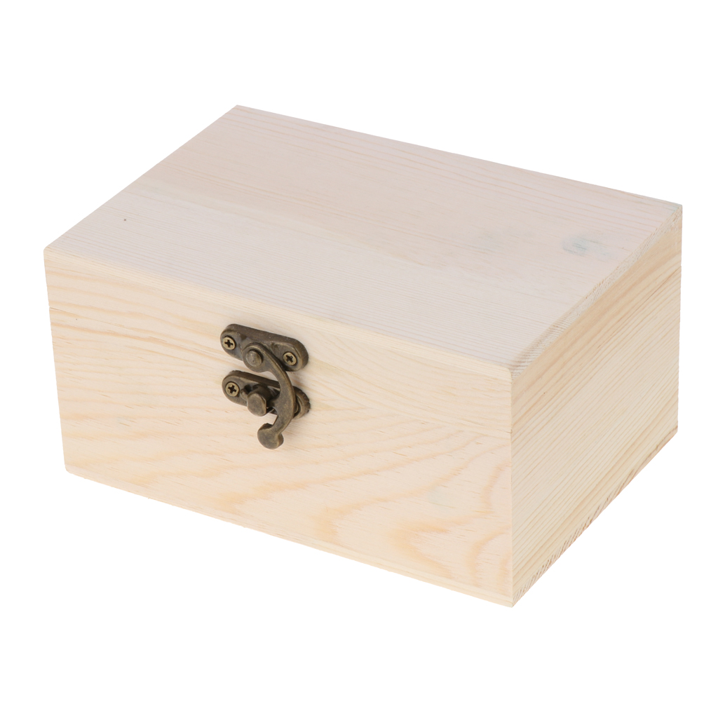 Bracelet Necklace Earrings Watches Box Jewelry Organizer with Hinged Lid
