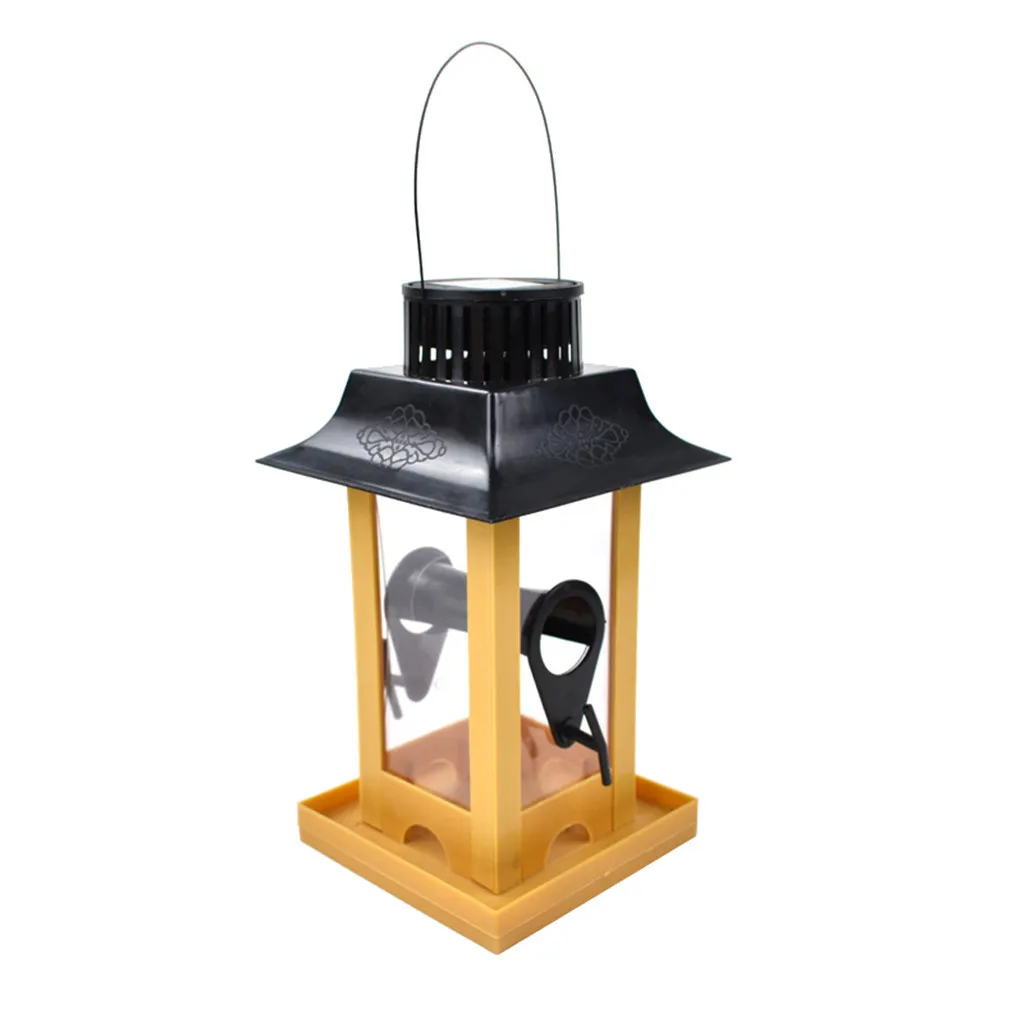 Solar Light bowls and bowls Birdhouse Station Large bird feeder cage Bird feeder Capacity plates and bowls set tableware