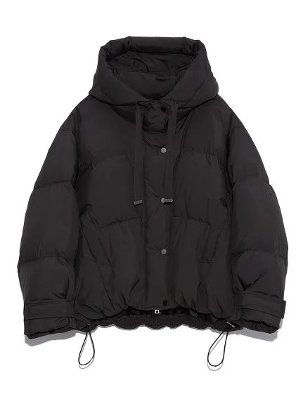 Kuzuwata 2022 Winter Women Parkas Japanese Temperament Commuting Simple Thick Warm Cotton Coats Short Zipper Hooded Down Jacket black puffer coat