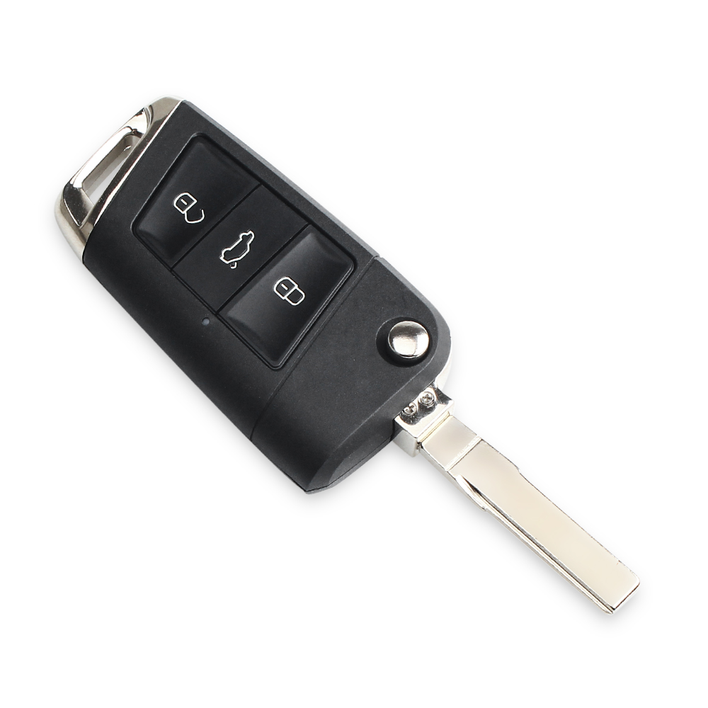 KEYYOU Für Volkswagen VW Polo Passat B5 Golf MK5 Käfer Geändert Flip Remote Key Shell Fob 3 Tasten Ersatz Auto Schlüssel Abdeckung – Detail 4