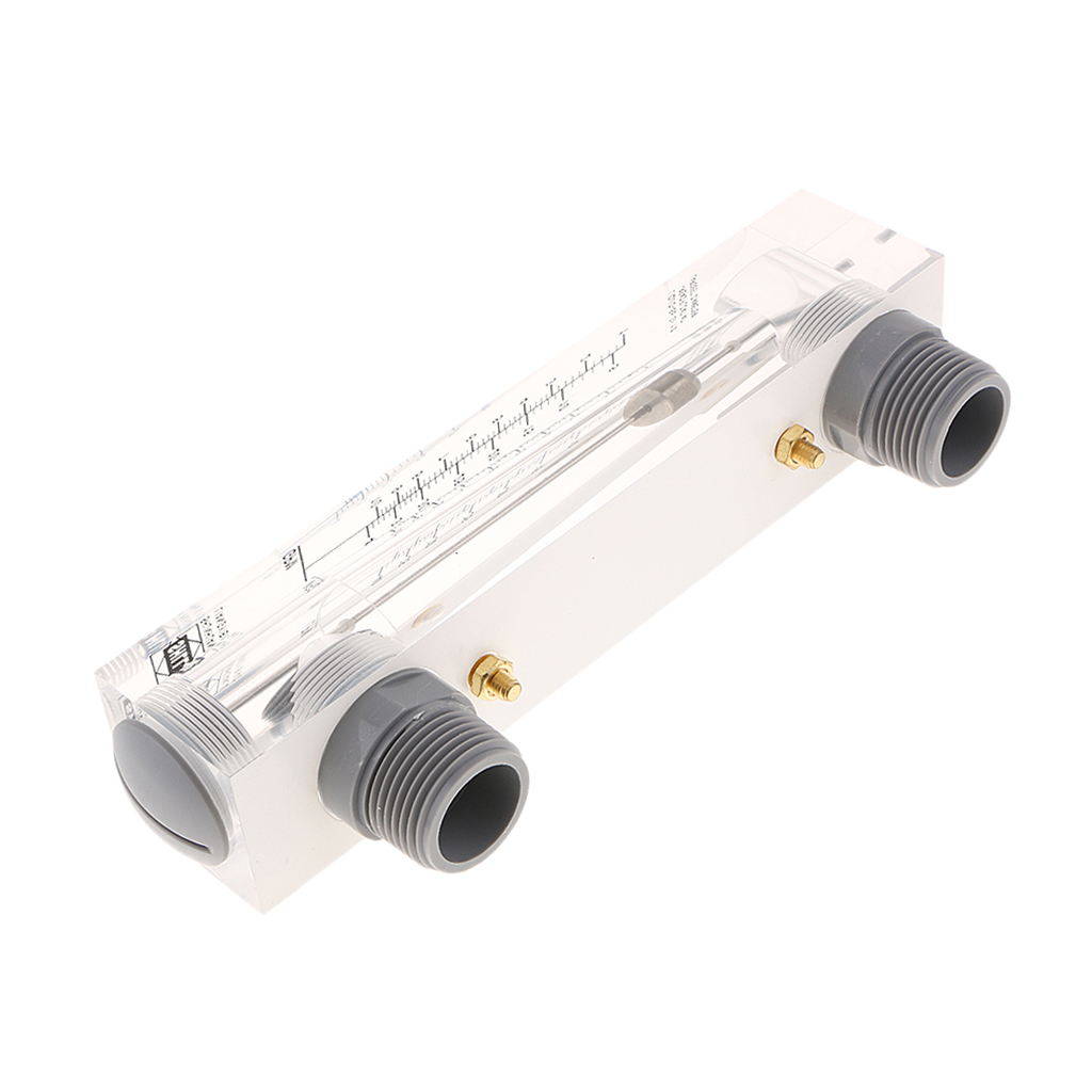 LZM-15    Pipe Panel Mount Type Acrylic Flowmeter Water Flow Meter 1-10GPM