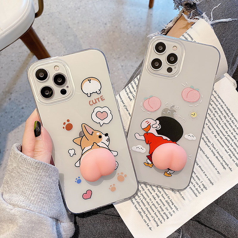 3d Cartoon Butt Squishy Phone Case For Nokia 9 Pure View X7 8 1 7 1 7 Plus X5 7 8 6 6 1 6 18 X5 Clear Tpu Protection Cover Phone Case Covers Aliexpress