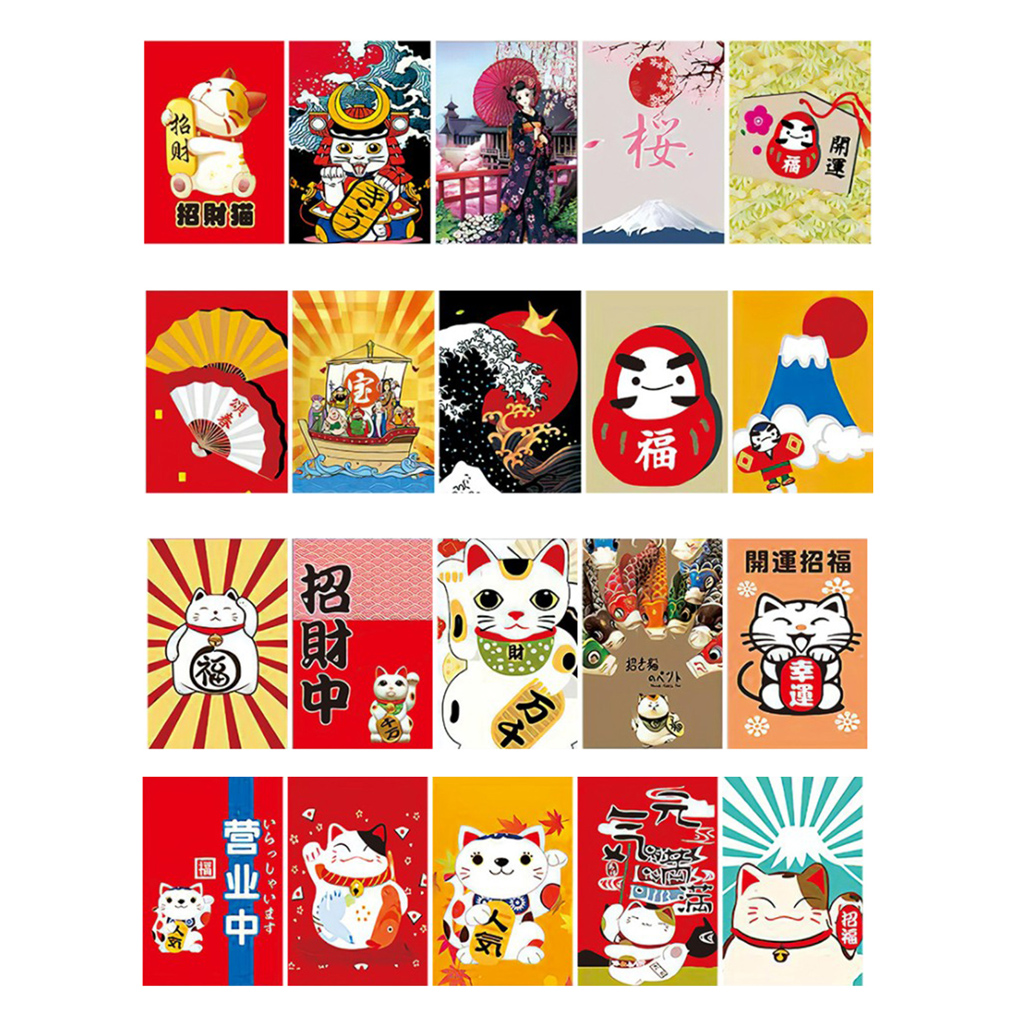 10 Pieces Japanese Style Curtains Bunting Flags Sushi Banners in Pongee