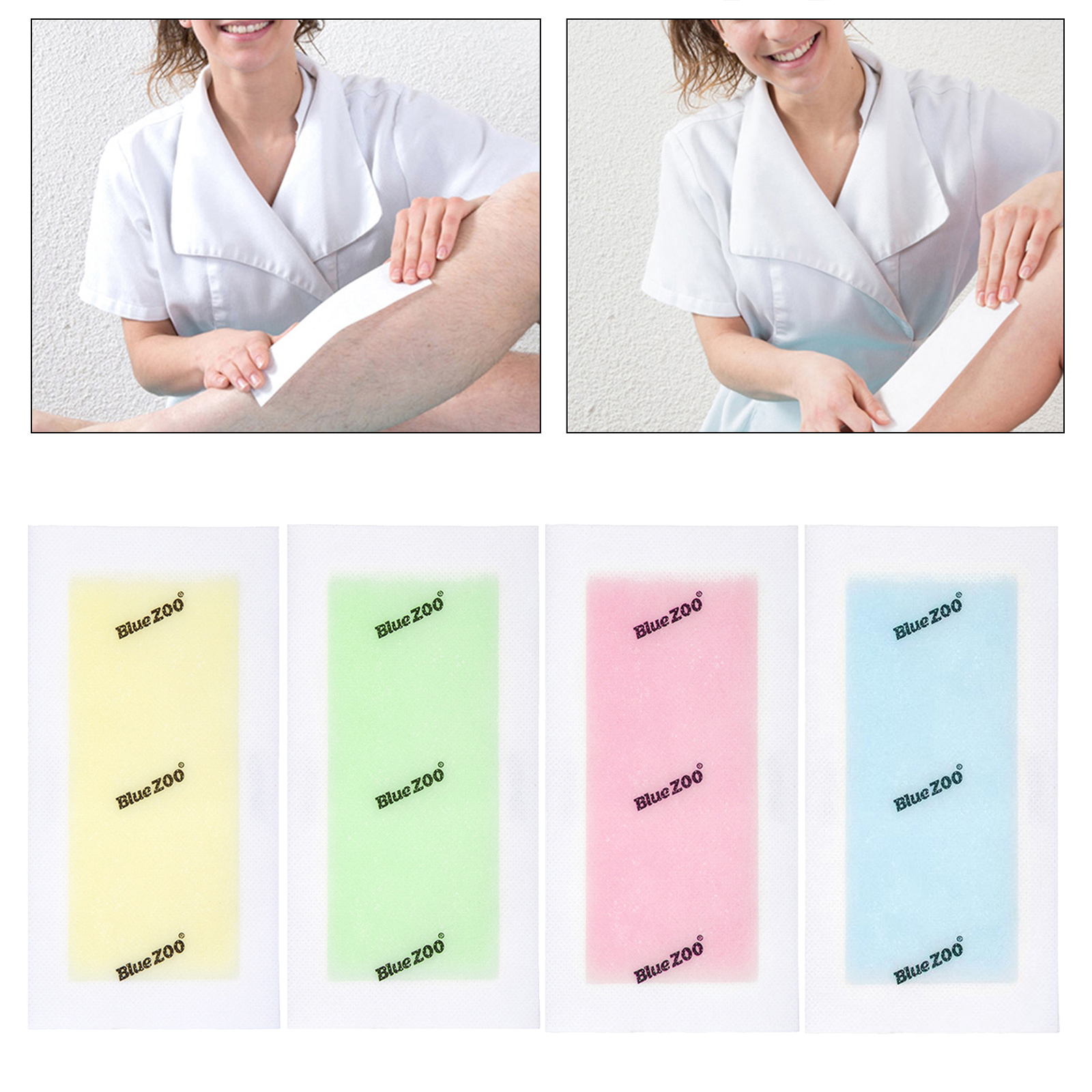 10 Strips Body Leg Wax Hair Removal Strips Home Waxing Kit Hair Remover Tool