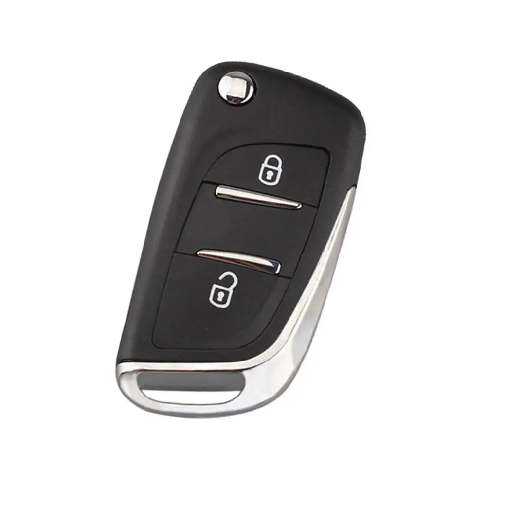 2BTN Flip Remote Key Fob Case Shell Cover for Citroen C4 C5 C2 C3 C6 for Peugeot 207 407 807