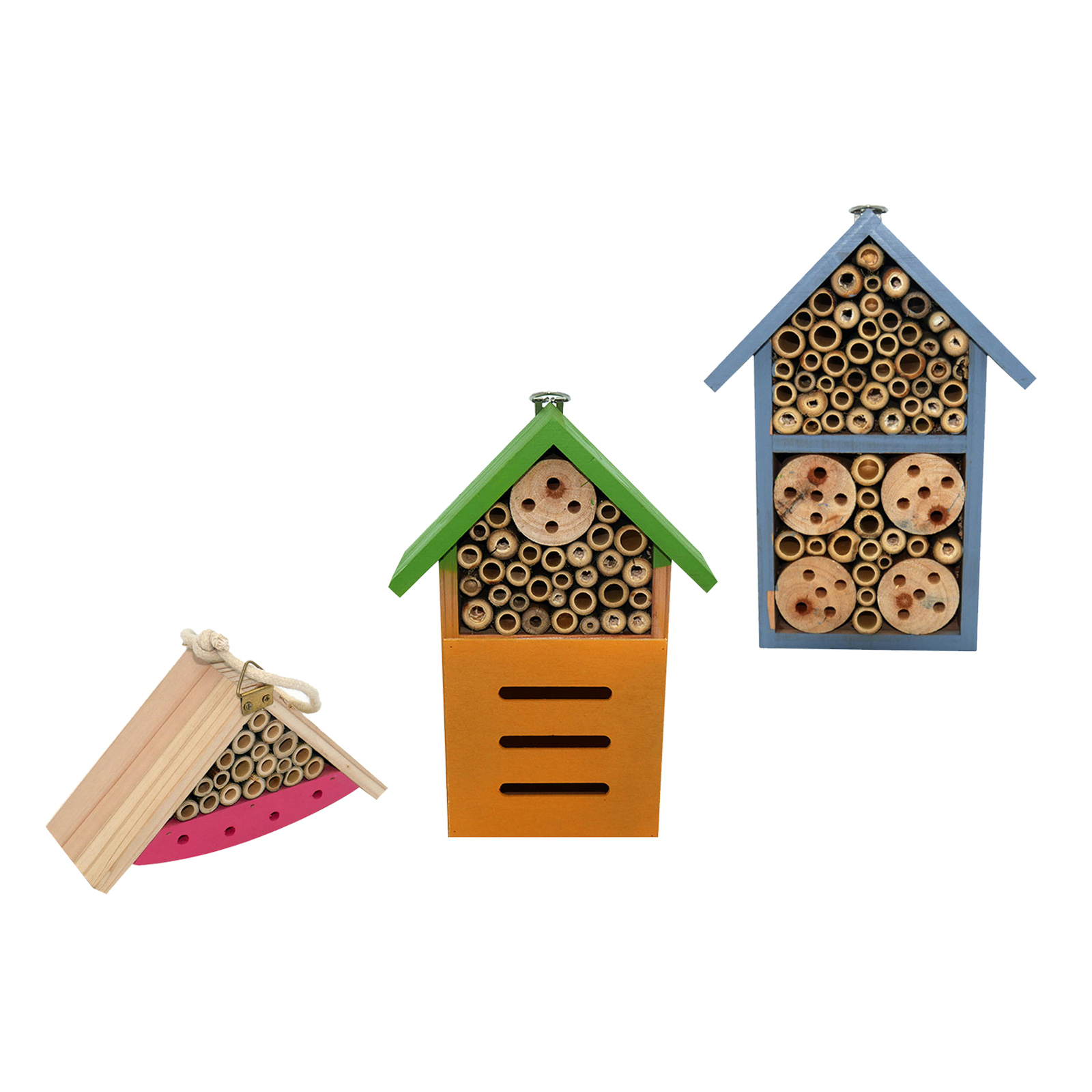 High Quality Wooden Insect Bee House Wood Bug Room Hotel Shelter Garden Decoration Nests Box Insects Box