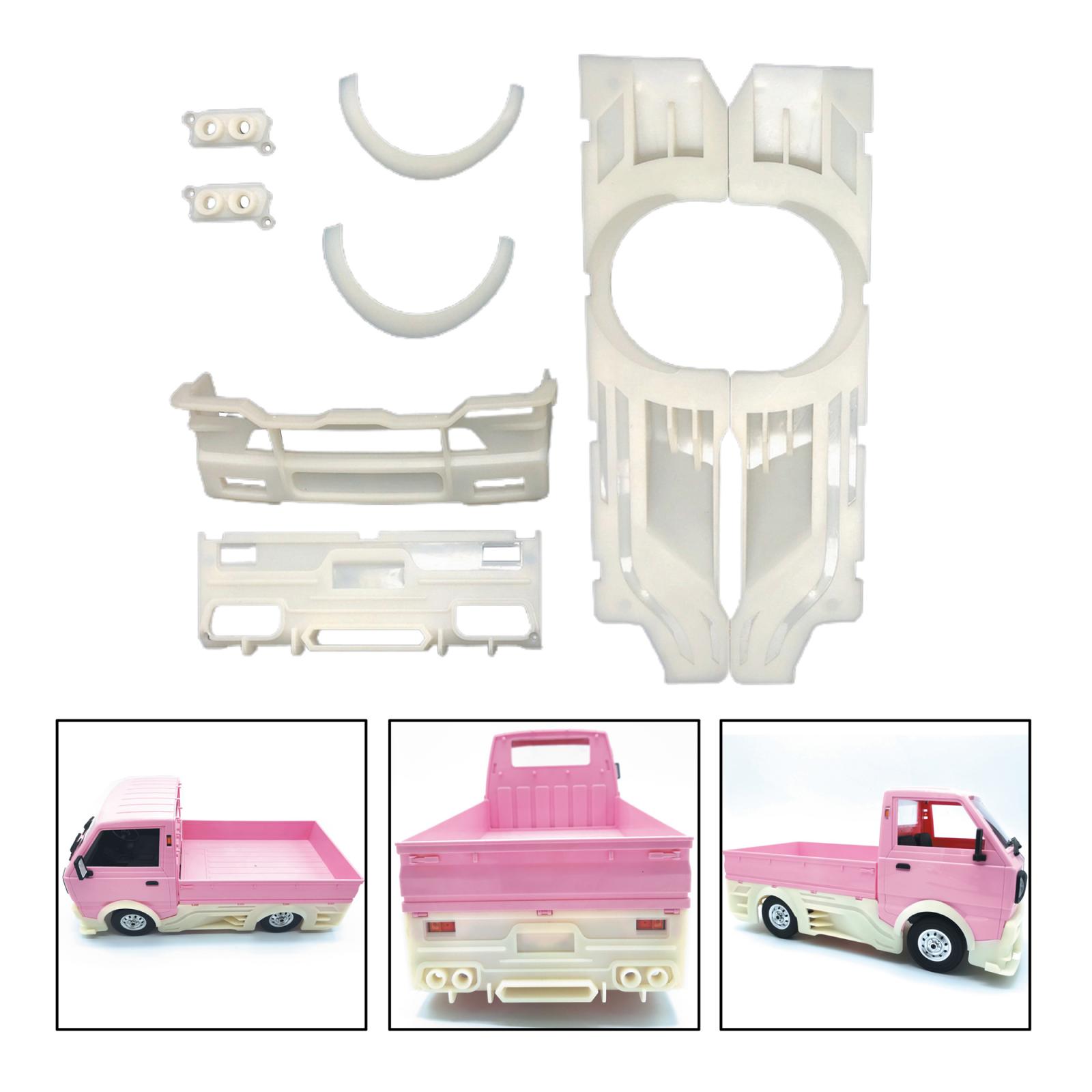 1/10 Plastic White Body Surrounded Kits Decoration Cover for WPL D12 Remote Control Model Vehicle Trcuks Upgrade Parts