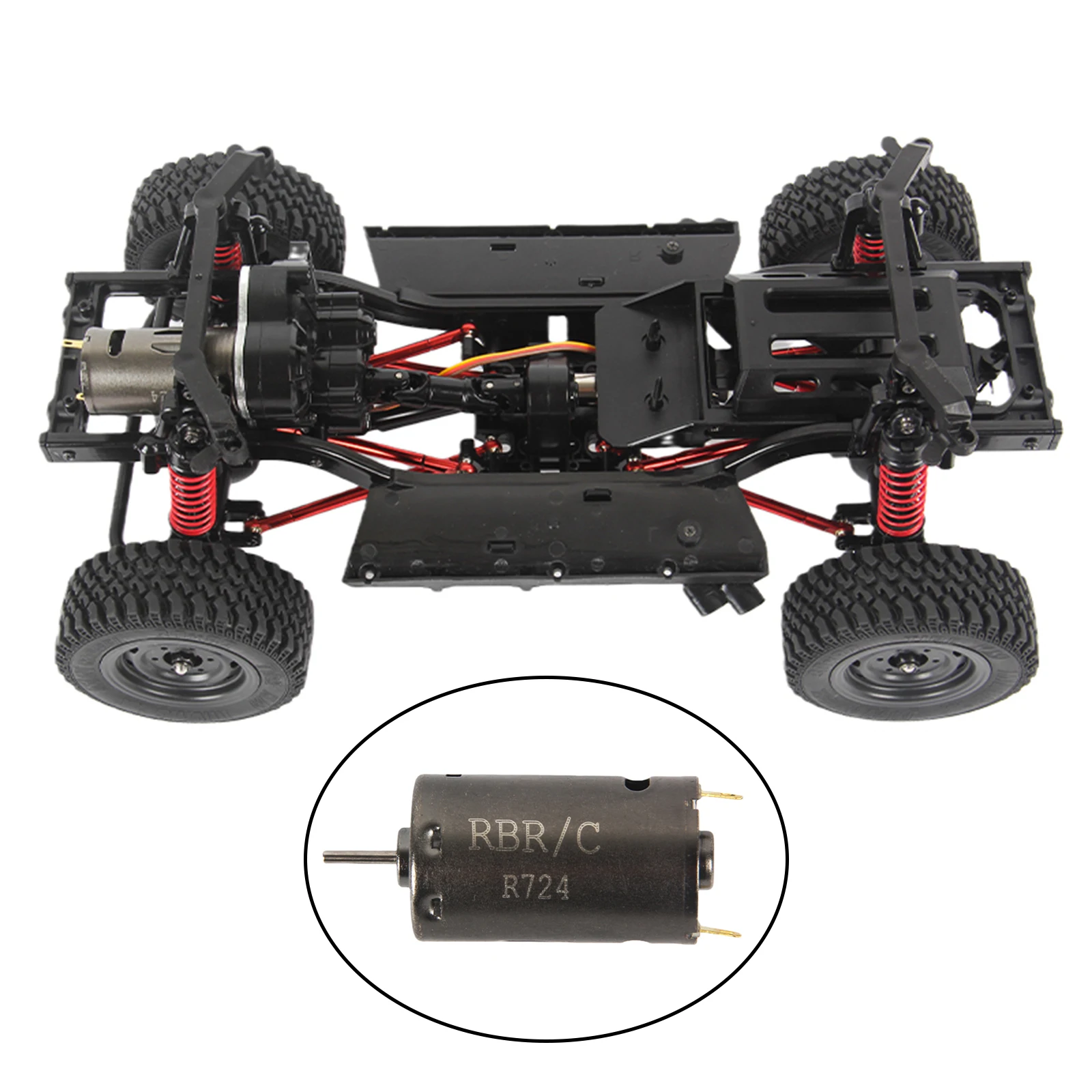 RC Metal High Speed 390 Motor for MN86 1/12 Scale Off-Road Vehicles Model Crawler Car Buggy Trucks DIY Accessory