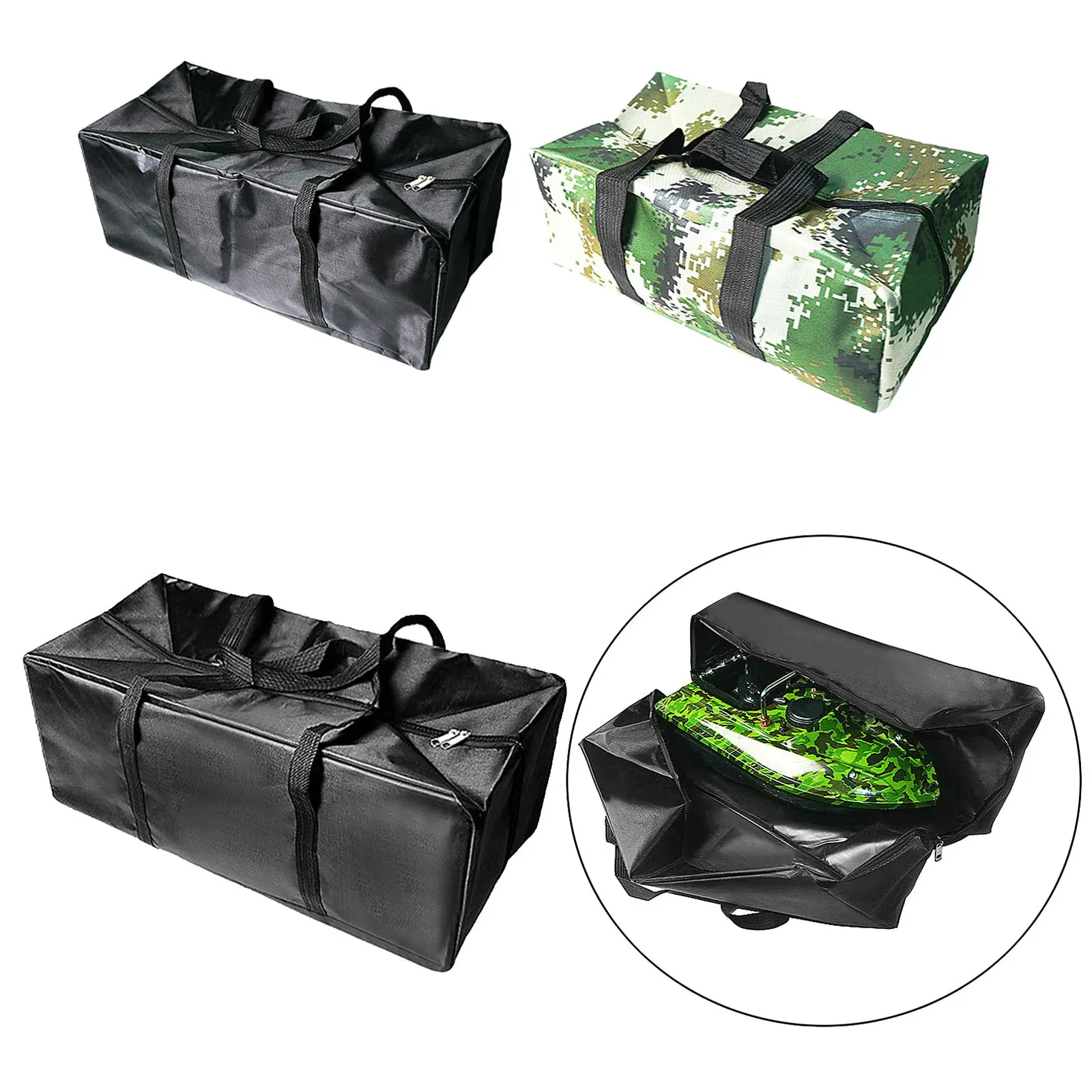 Bag for Bait Boat Duffle Durable Dividers Comfortable Resistant Straps Medium Carry Bag Storage Bag for Camping Sports Men Women