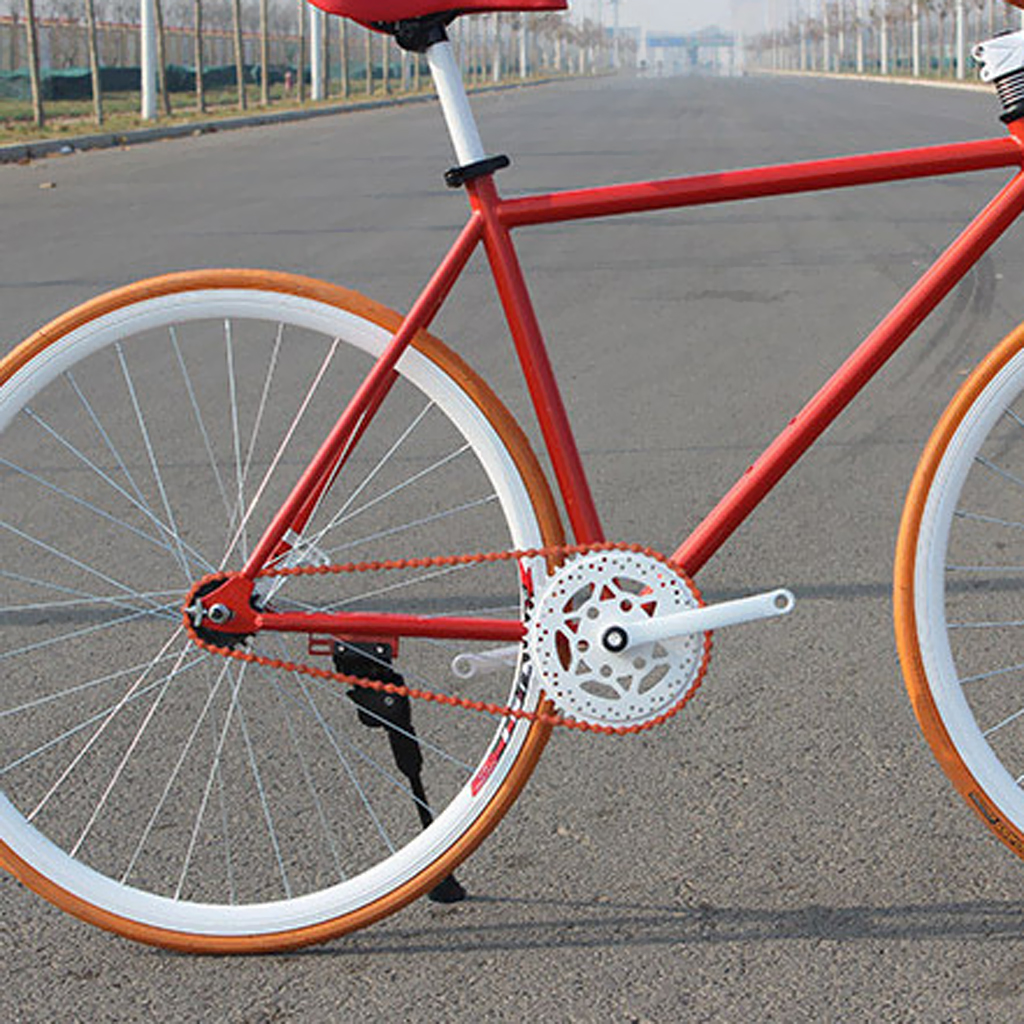 Single  BMX  Fixed Gear Bike  Cycle Colourful Chain 96 Links