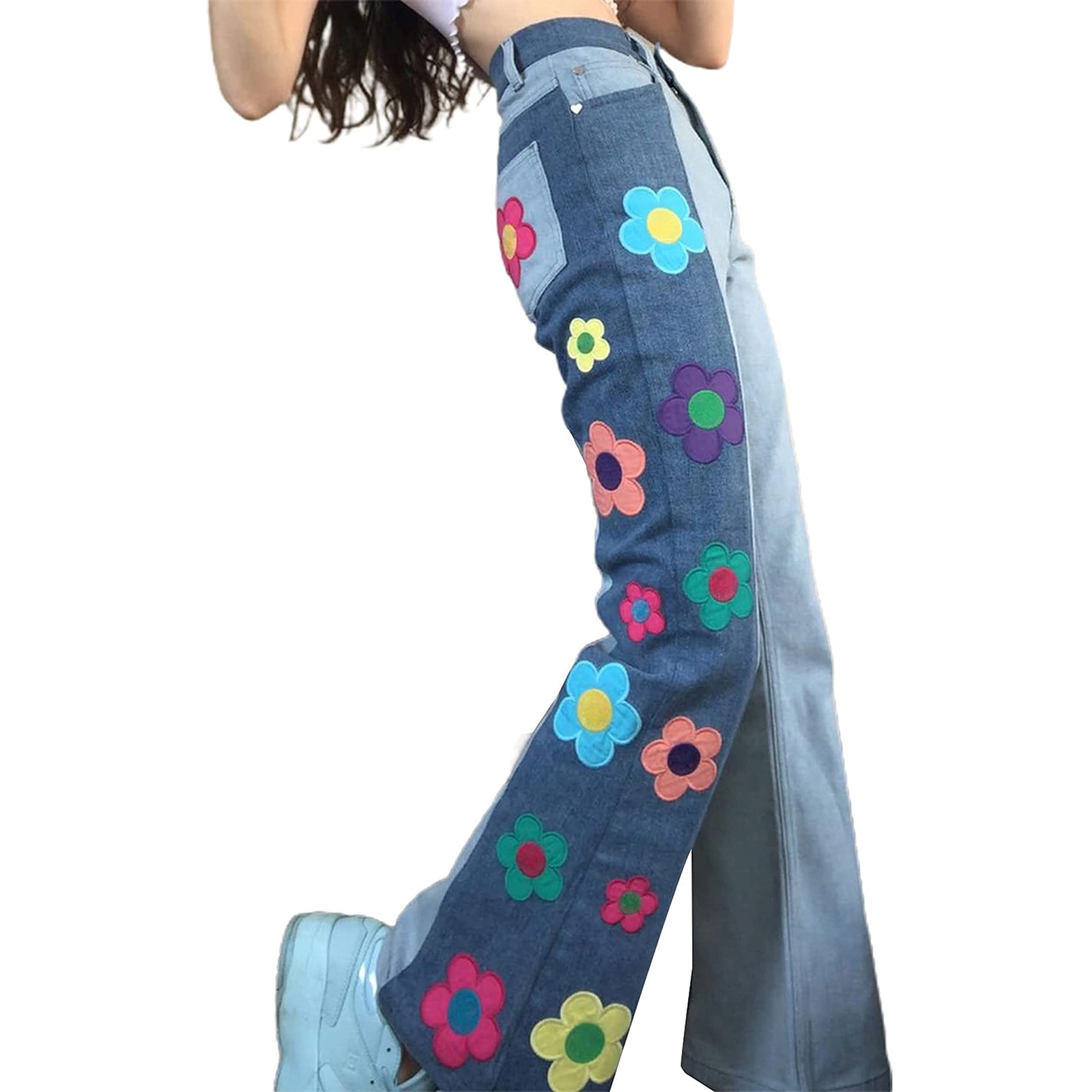 Women's High Waist Casual Long Pants 