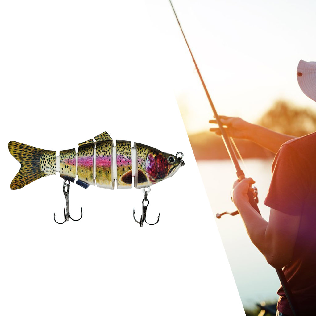 Lead ABS Plastic 3D Fisheye Lifelike Bass Fishing Lure fish tackle Artificial Hard Bait Swimbait with Sharp Hooks