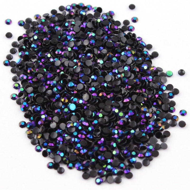 Best of Black AB 2mm, 3mm, 4mm Nail Art Resin Jelly Rhinestone Round Flatback For DIY Nail Art Accessories Reviews & Tips