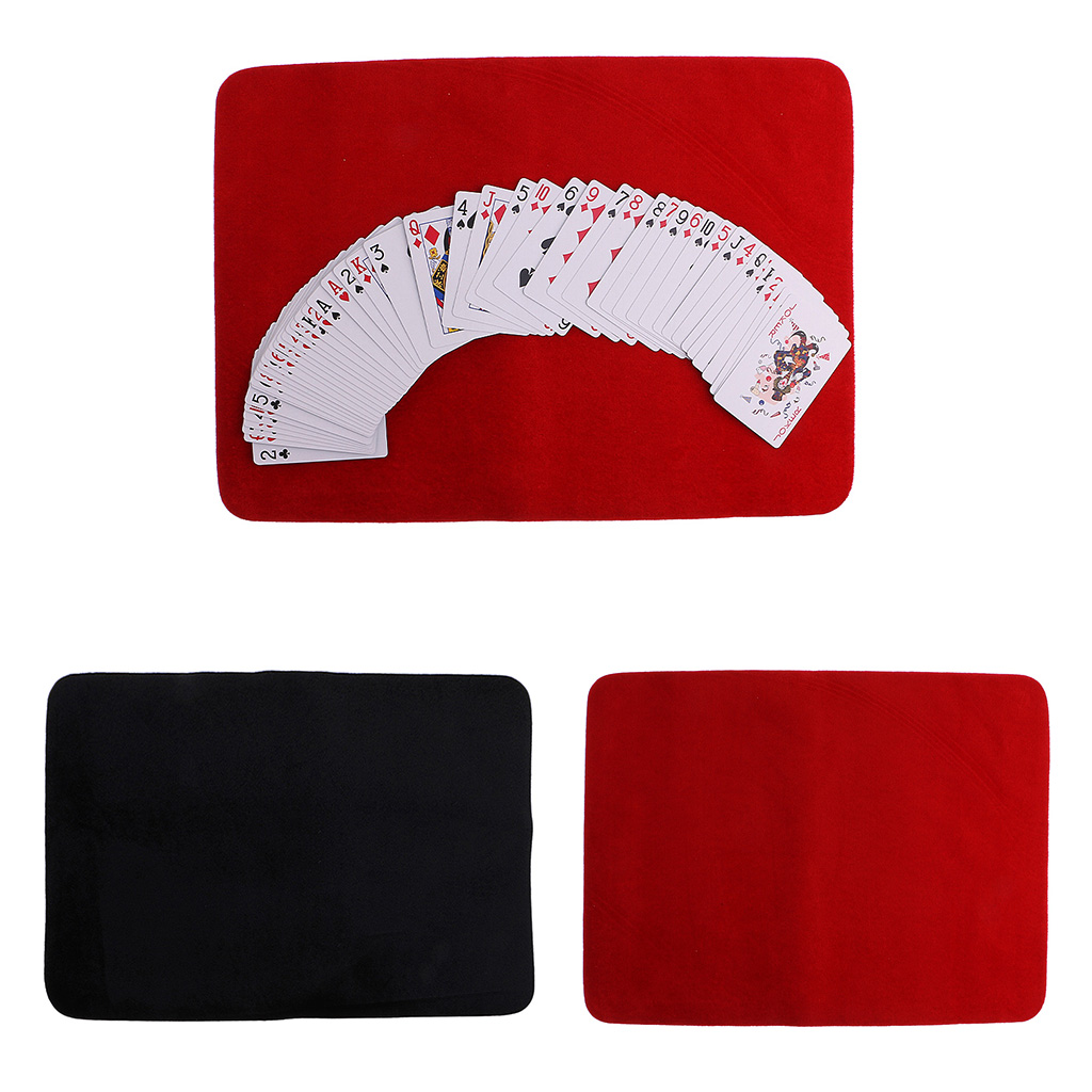 Poker Coin Mat Pad Magic Tricks Props for Magicians Show & Practice Pocker Playing Cards Accessories