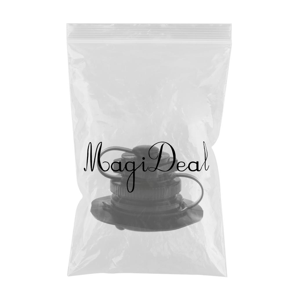 Plastic Air Valve Caps with Base for Inflatable Kayak Rubber Boat Canoe Pool Raft Dinghy Tender