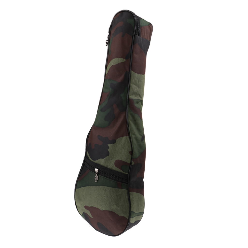 Camouflage Soft Gig Hand Portable Padded Bag Case with Strap for Uke Guitar