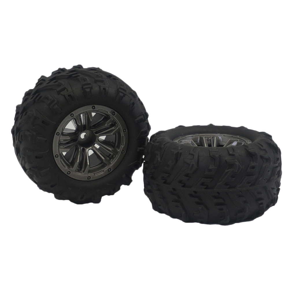 1Pair RC Car Wheel Tyres Accessory for Xinlehong Q901 Q902 Replacements