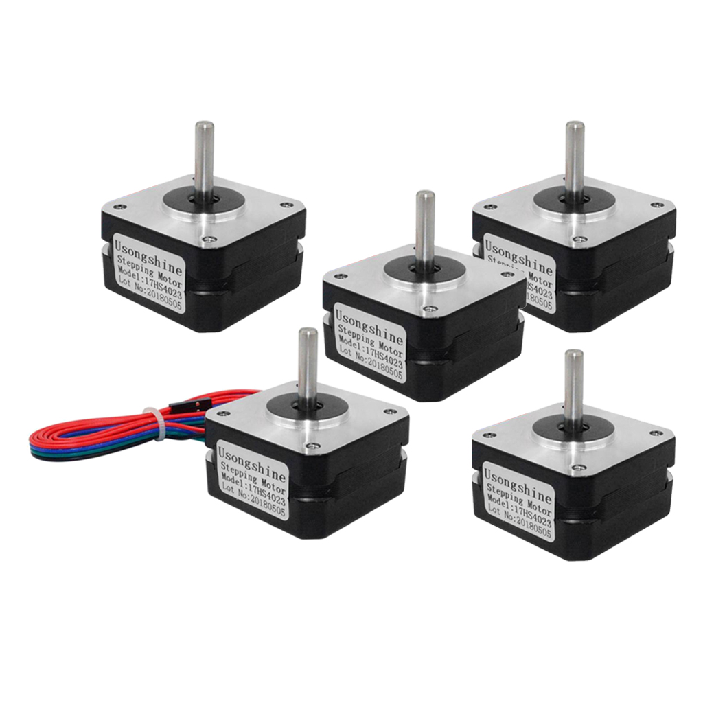 Set of 5 12V 2-phase Stepper Motor Extruder with Cable 4 for 3D Printer Parts