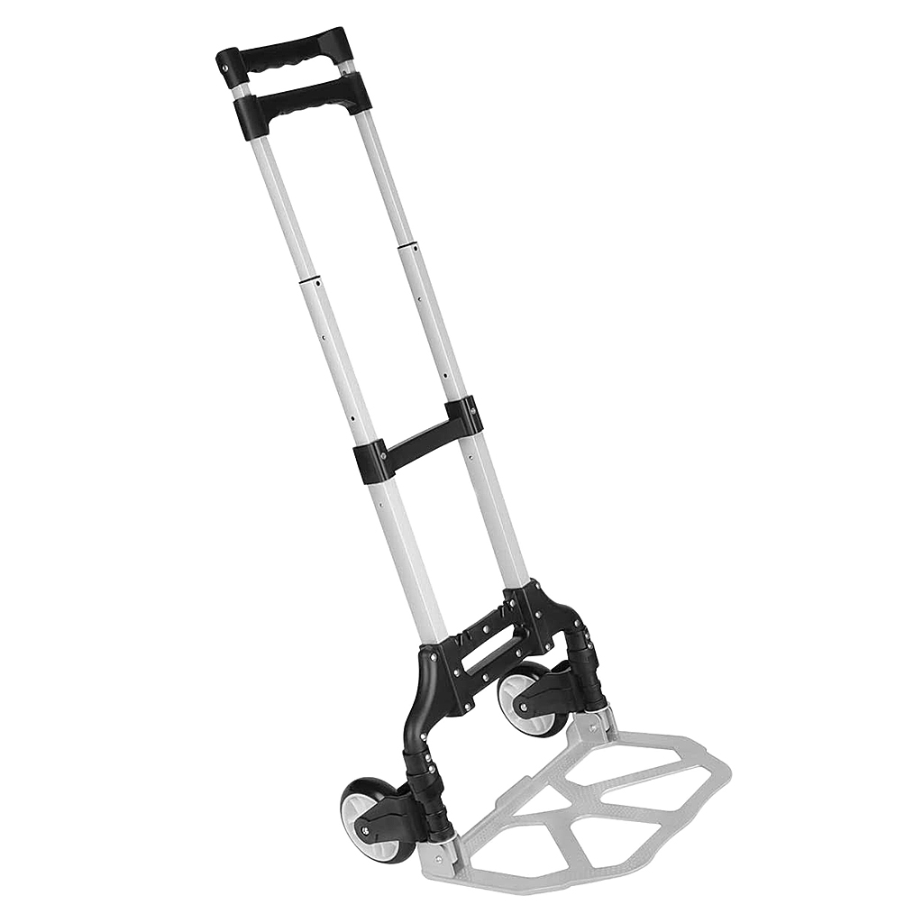 Heavy Duty Aluminum Alloy Folding Hand Truck Portable Barrow Trolley Travel Luggage Shopping Cart