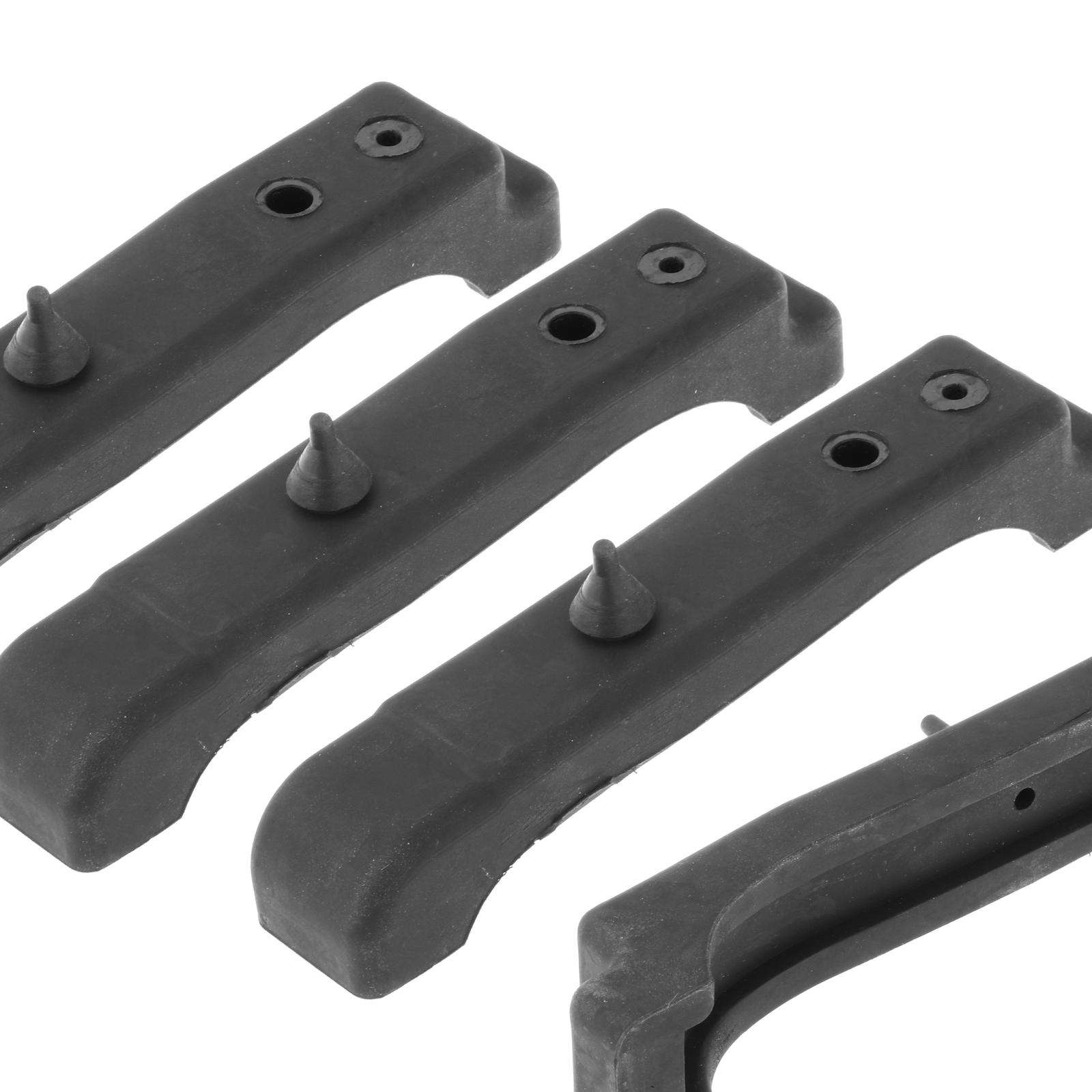 4x Cars Rubber 4 Core Radiator Mounting Cushions Support Pads, Fit for GM 1968-1981 4012-326-682S, Black
