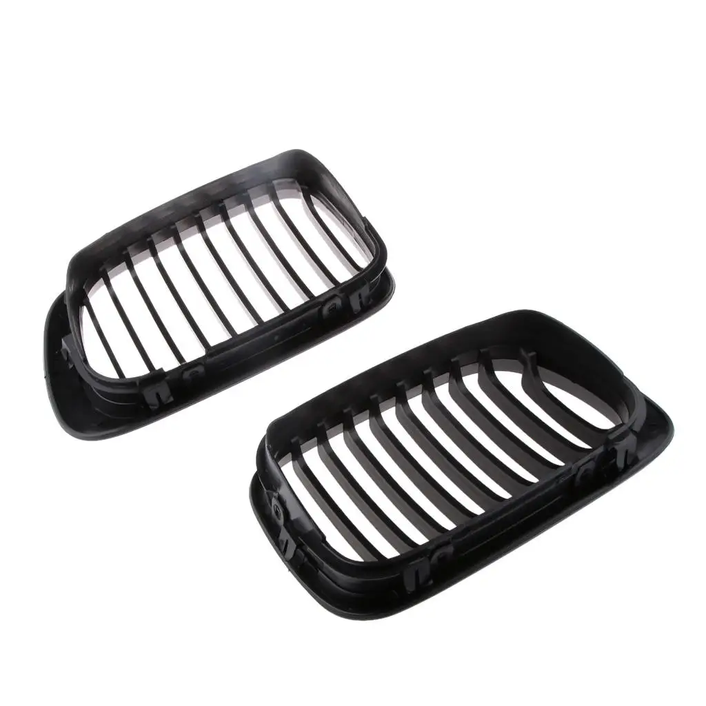 Gloss Black Front Grill For  3 Series E46 Couple 2-Door 99-02