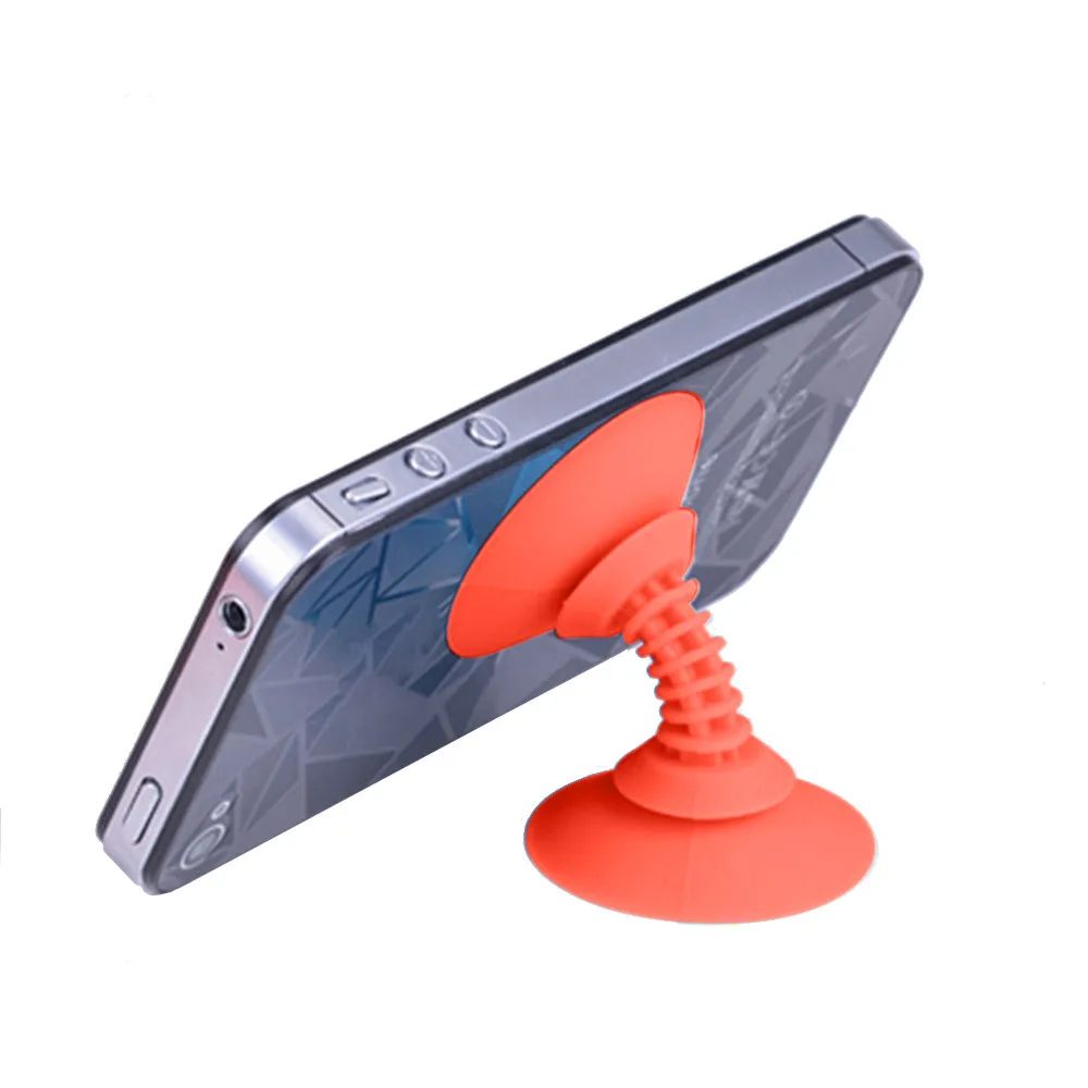 Phone Holder Silicon Mobile Phone Holde Stand Double-sided Suction Cup Holder Sucker Stand For Mobile Cell Phone In Stock phone holder for car cup holder