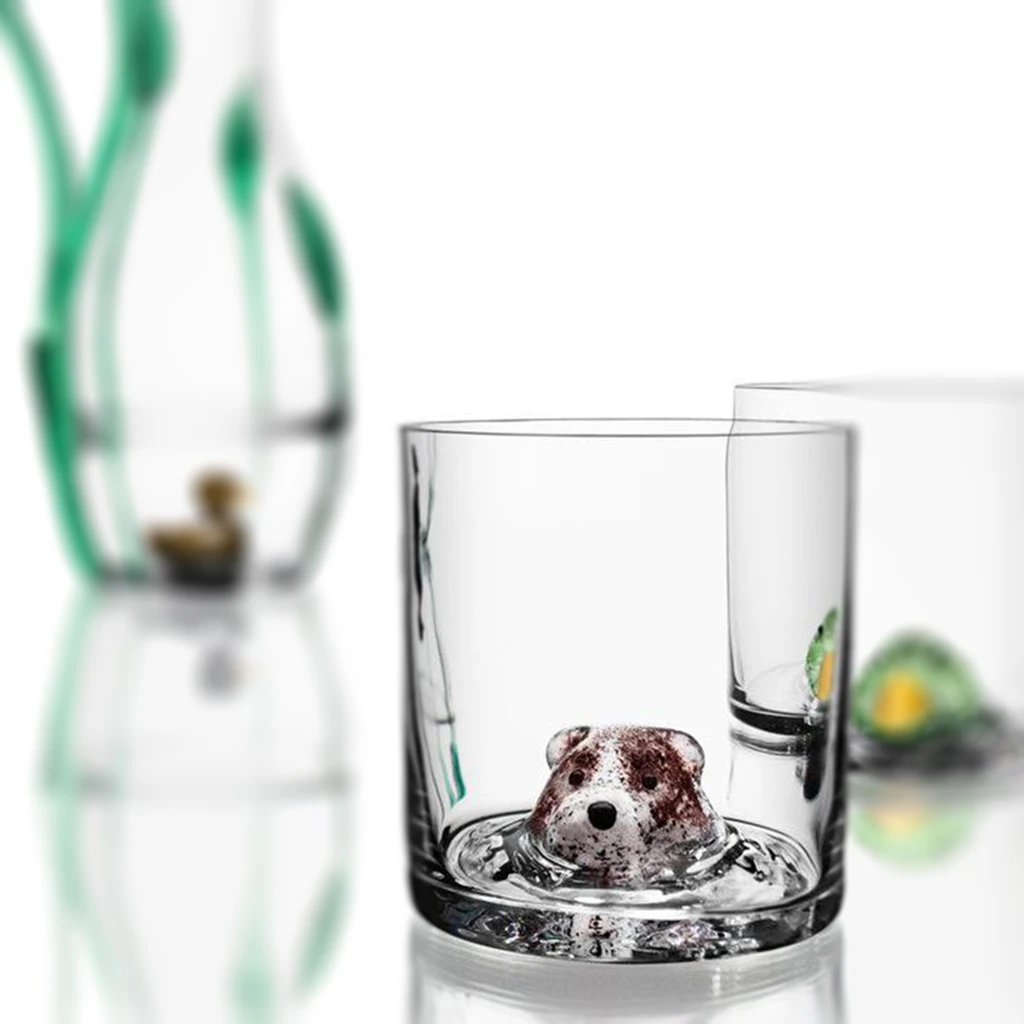 Cute Coffee Mug Tea Cup 3D Animal Figurine Milk Glass Cup 401-500ml Gift
