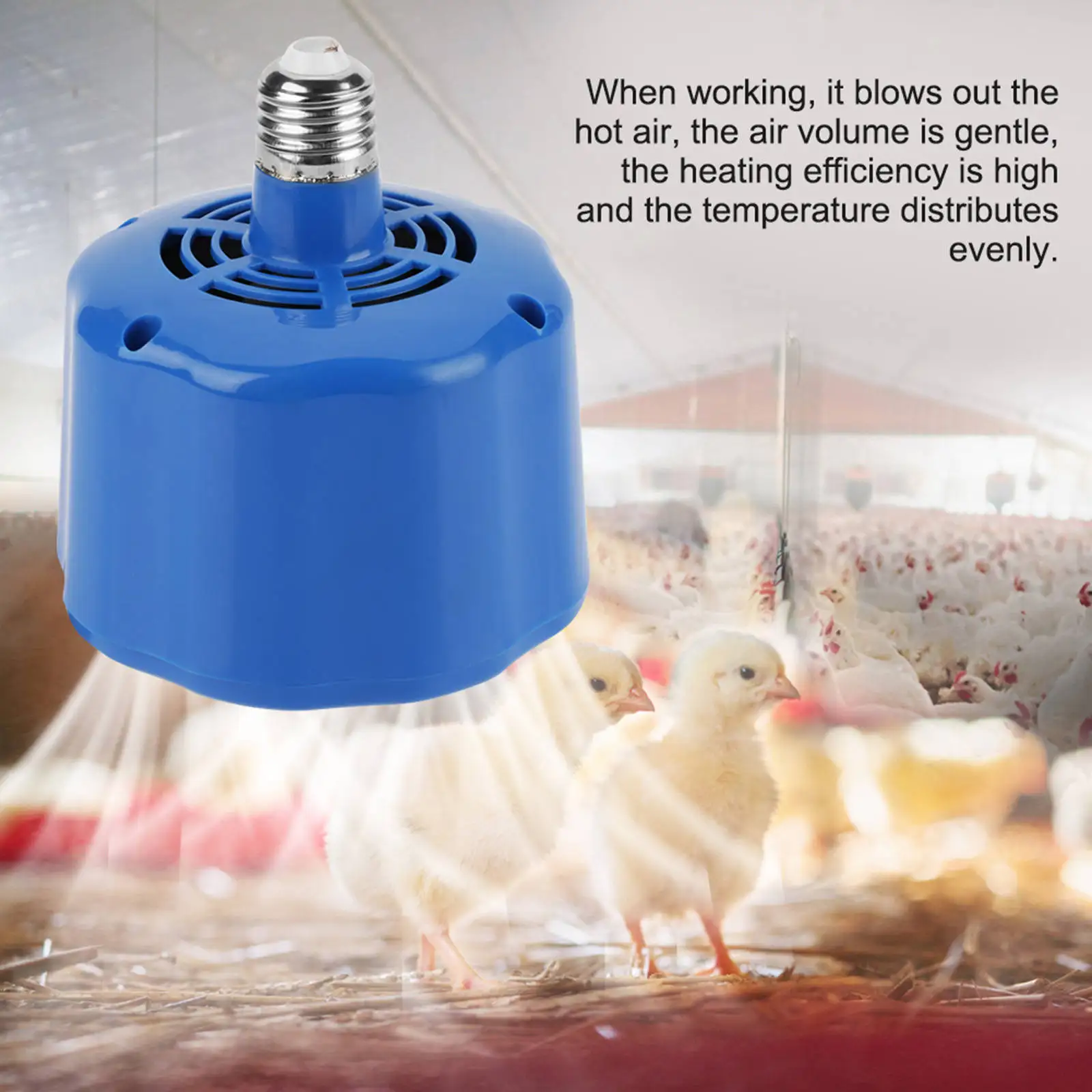 Animal Warm Lights Duck Warm Lamps Farm Heater for Incubator Farm Tools, Three Gears Temperature Adjustable