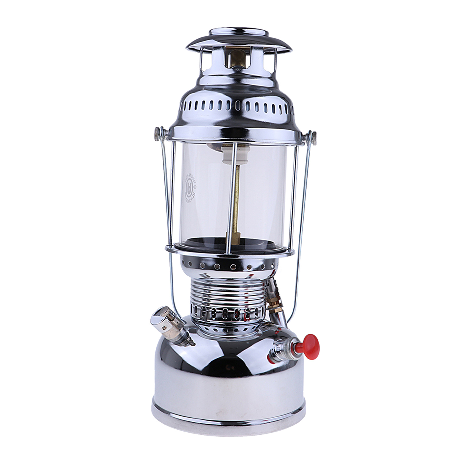 Outdoor Portable Propane Lantern Gas Lantern Steel Mantle Lantern Camping Hiking Emergencies Kerosene Lamp Table Decor