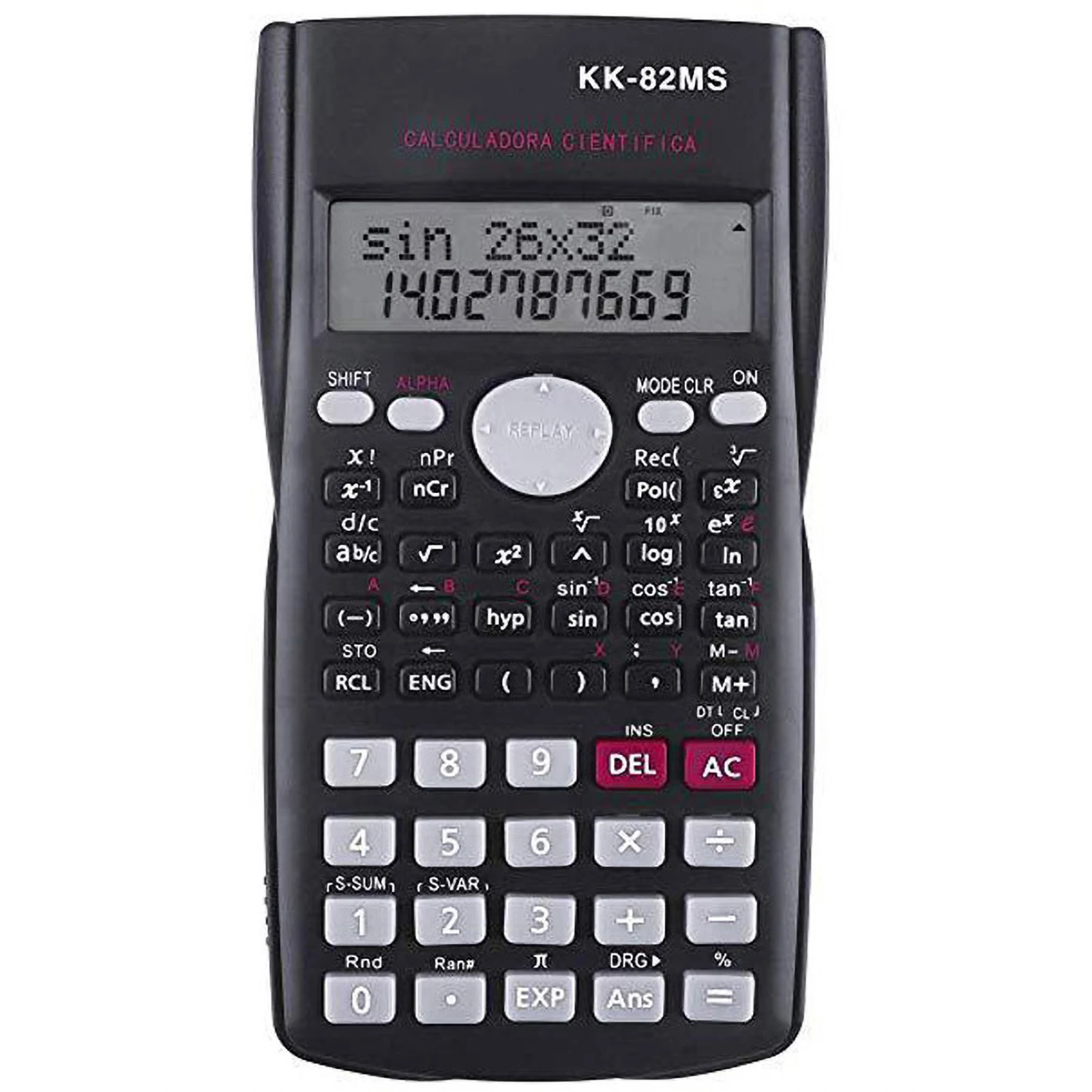 240 SCIENTIFIC FUNCTION ELECTRONIC CALCULATOR 12 DIGITS EXAMS STUDENTS GCSE WORK 