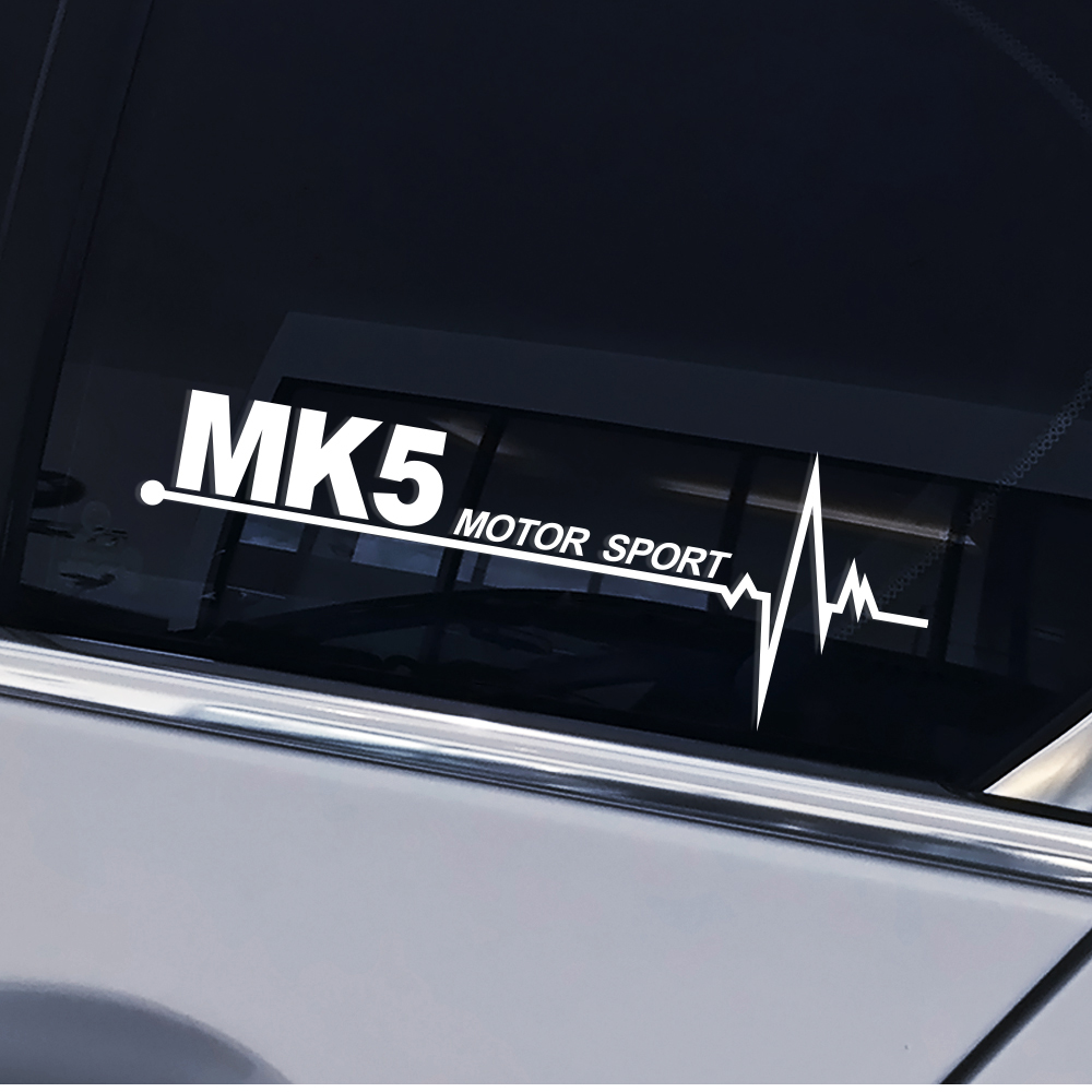 For VW Volkswagen Golf Mk4 Mk2 Mk7 Mk5 Mk6 Mk3 Mk8 Car Side Window Stickers Auto Exterior PVC Decals Styling Accessories
