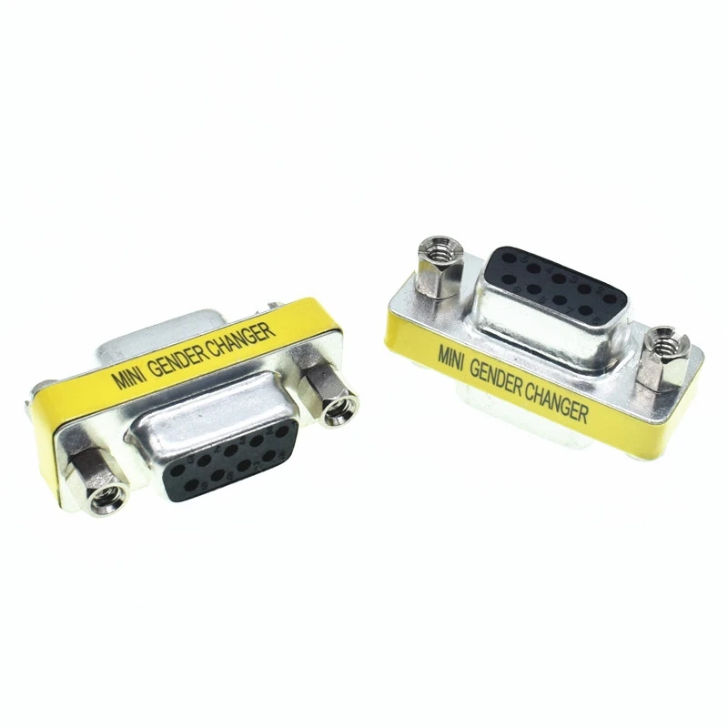 9 PIN Male to Female Gender Changer Converter DB9 Serial Adapter RS232 Connector
