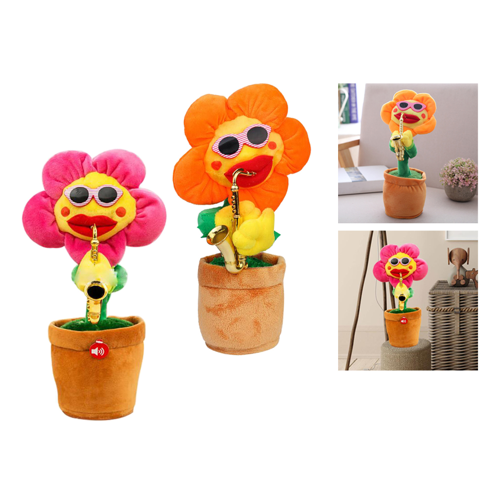 2x Lovely Green  Plush Twist Dancing Doll Toys Dashboard Home Decor