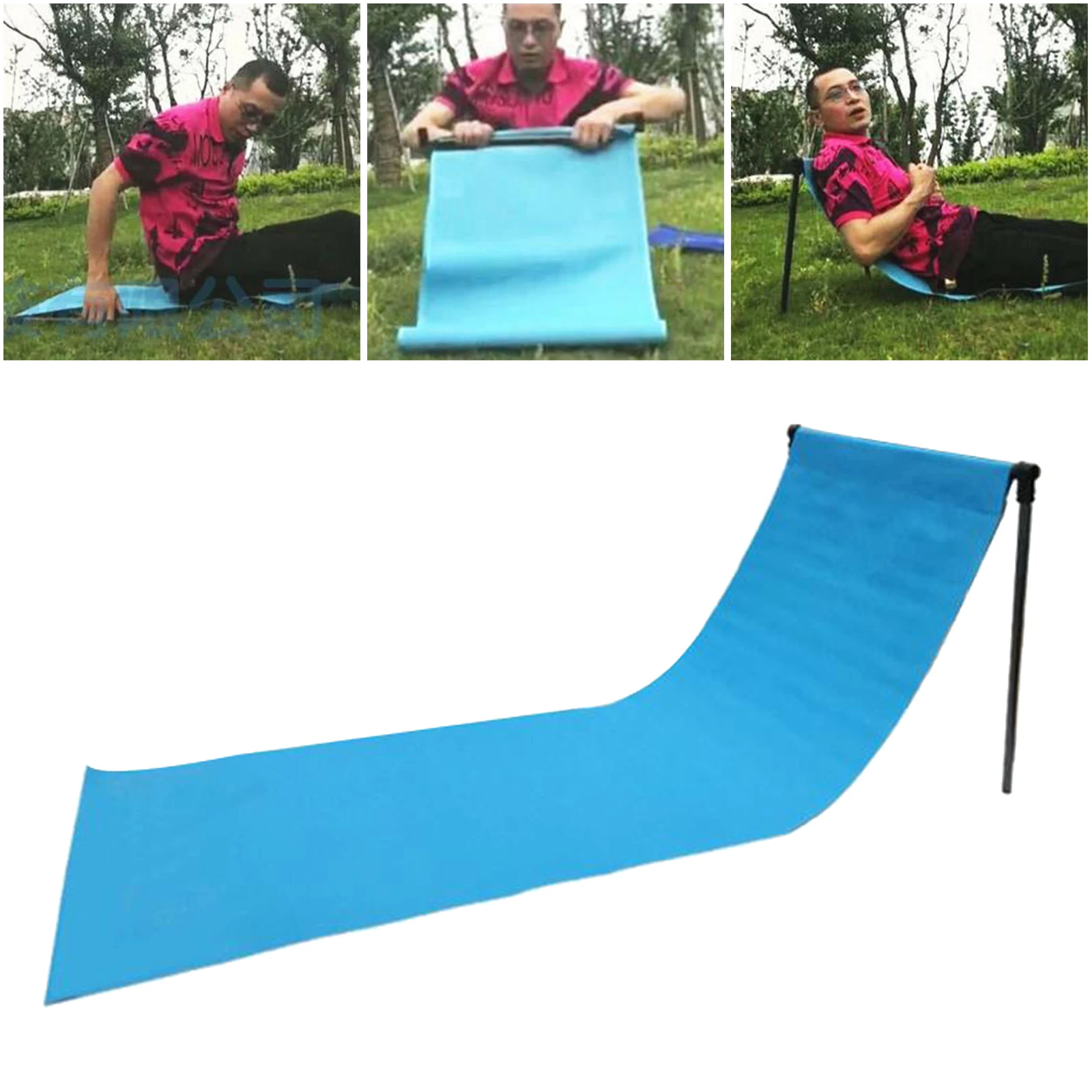 Beach Day Folding Lounge Chair for Outdoors Sunbathing | Sun Chair, Tanning Chair, Portable, Lightweight, Lounger