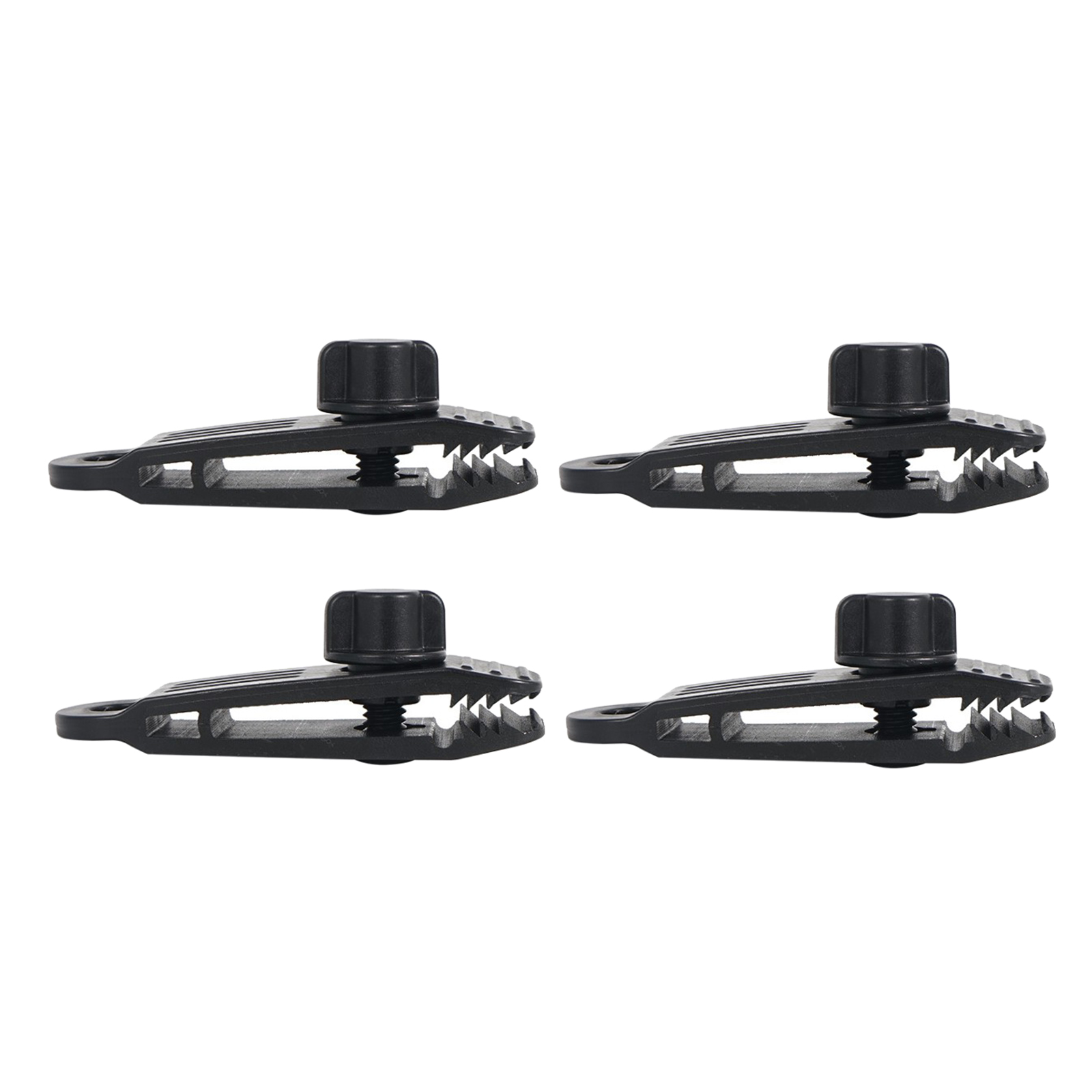 4pcs Nylon Tarp Clips Heavy-Duty Sliding-Lock Grip Clamps For Awnings Marine