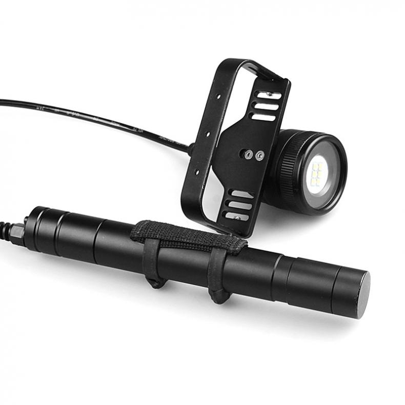 Modos de Mergulho 200m com 5 Impermeável Lumens Xm-l2 u2 Led Subaquático Lanterna Suporte Profissional Mergulho Div10w 4500 6x 4 High Quality Luzes e Iluminação