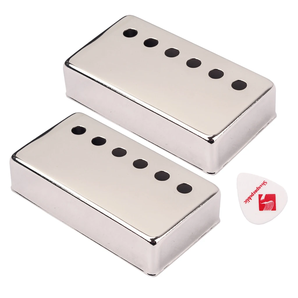 2 Pcs Electric Guitar Humbucker Pickup Covers for   Guitar Parts