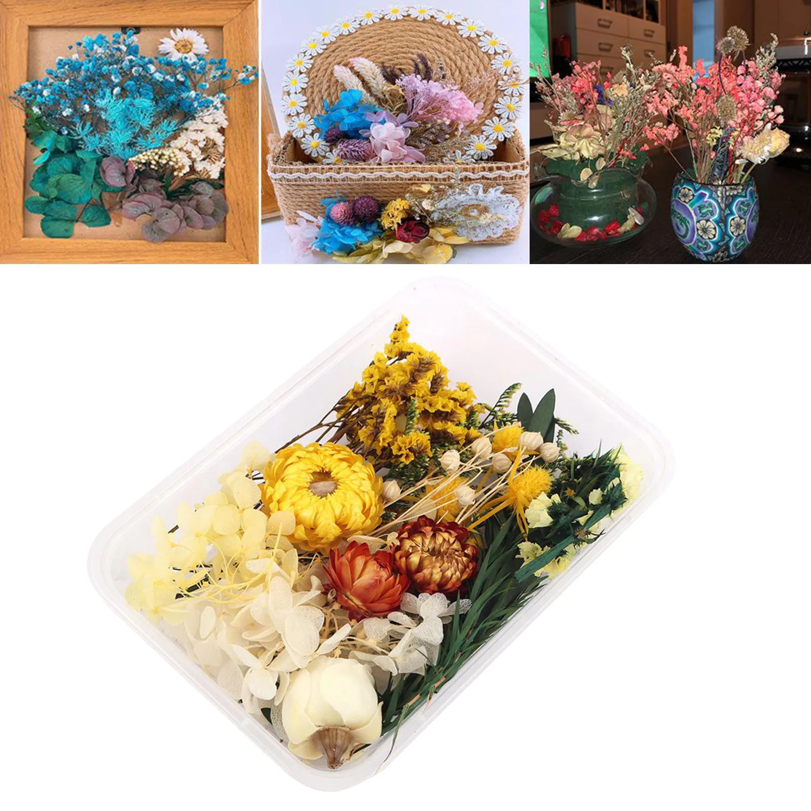1 Box Real Dried Flower Resin Mold Fillings UV Expoxy Flower For Epoxy Resin Molds Jewelry Making Craft DIY Accessories