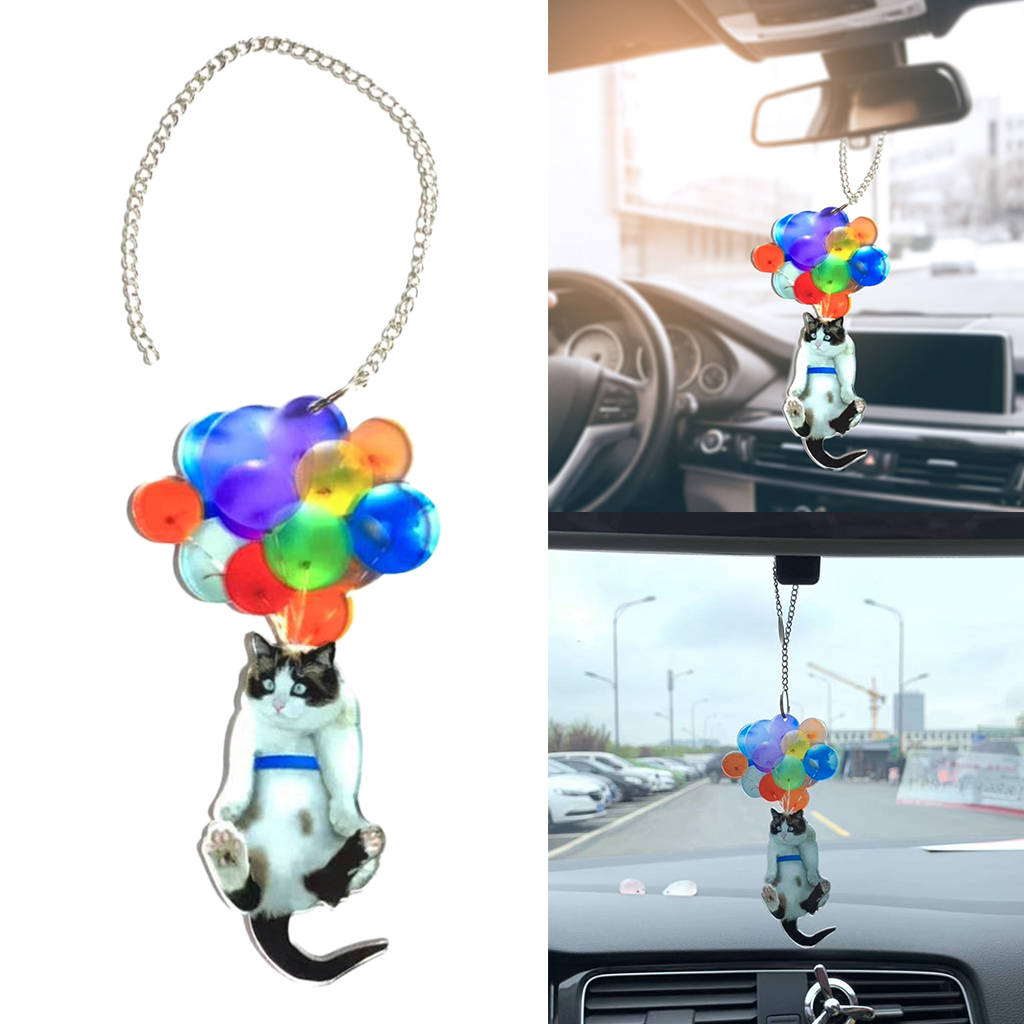 Cute Rear View Mirror Pendant, Cellphone Wreath Handbag Hanging Ornament Accessories, Gifts for Friend, Family