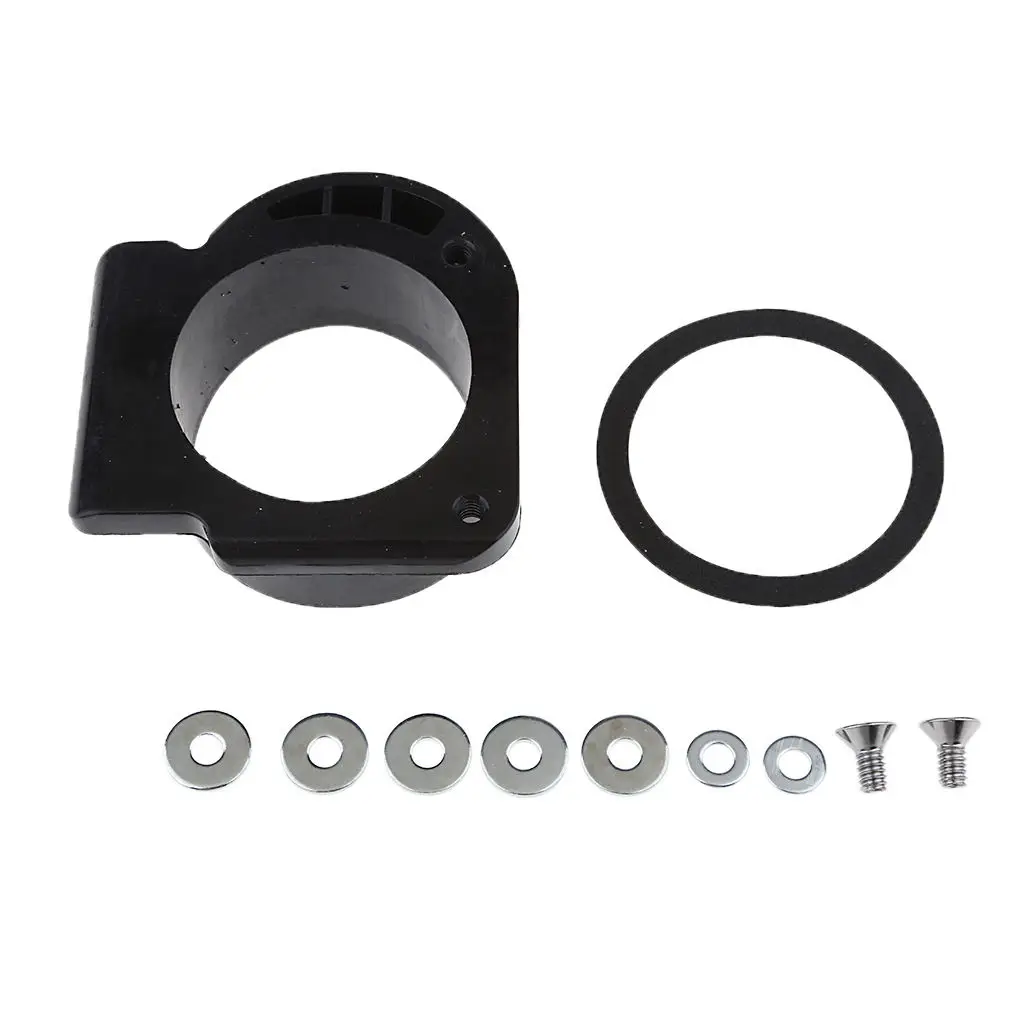 Black Motorcycle Air Filter Intake Adapter for Yamaha Warrior