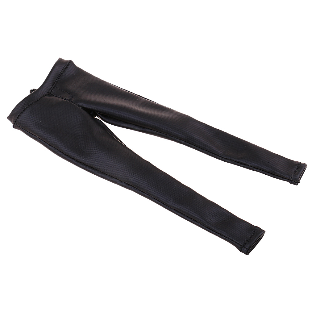 MagiDeal 1/6 Scale PU Leather Female Trousers Women Pants Clothes for 12 Inch Figures Doll Toy DIY Accessories